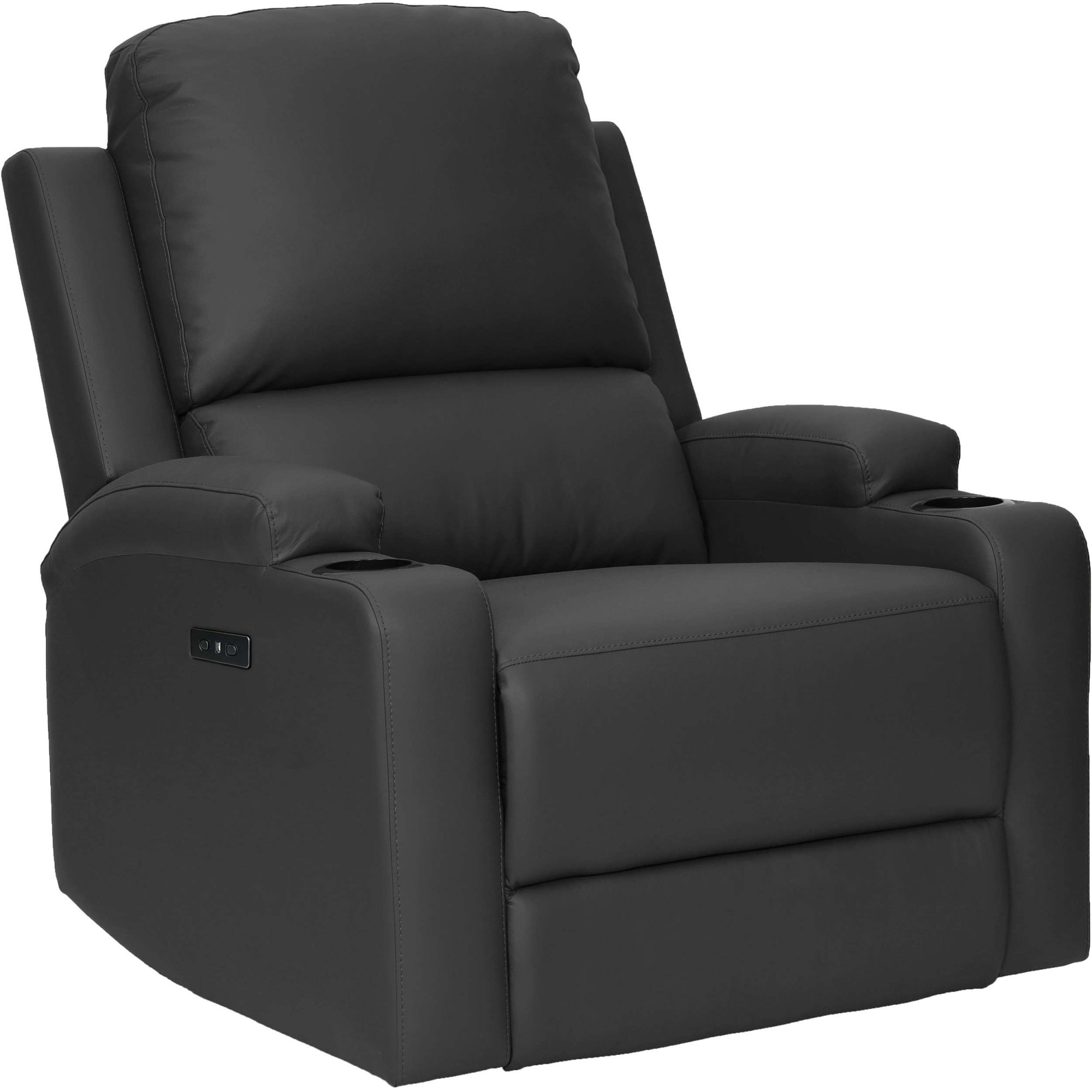 OTTO home Relaxsessel »NAPORI Lederoptik, Kinosessel, Multimedia-Sessel« TV-Sessel mit manueller u elektrischer Relaxfunktion u. Getränkehalter