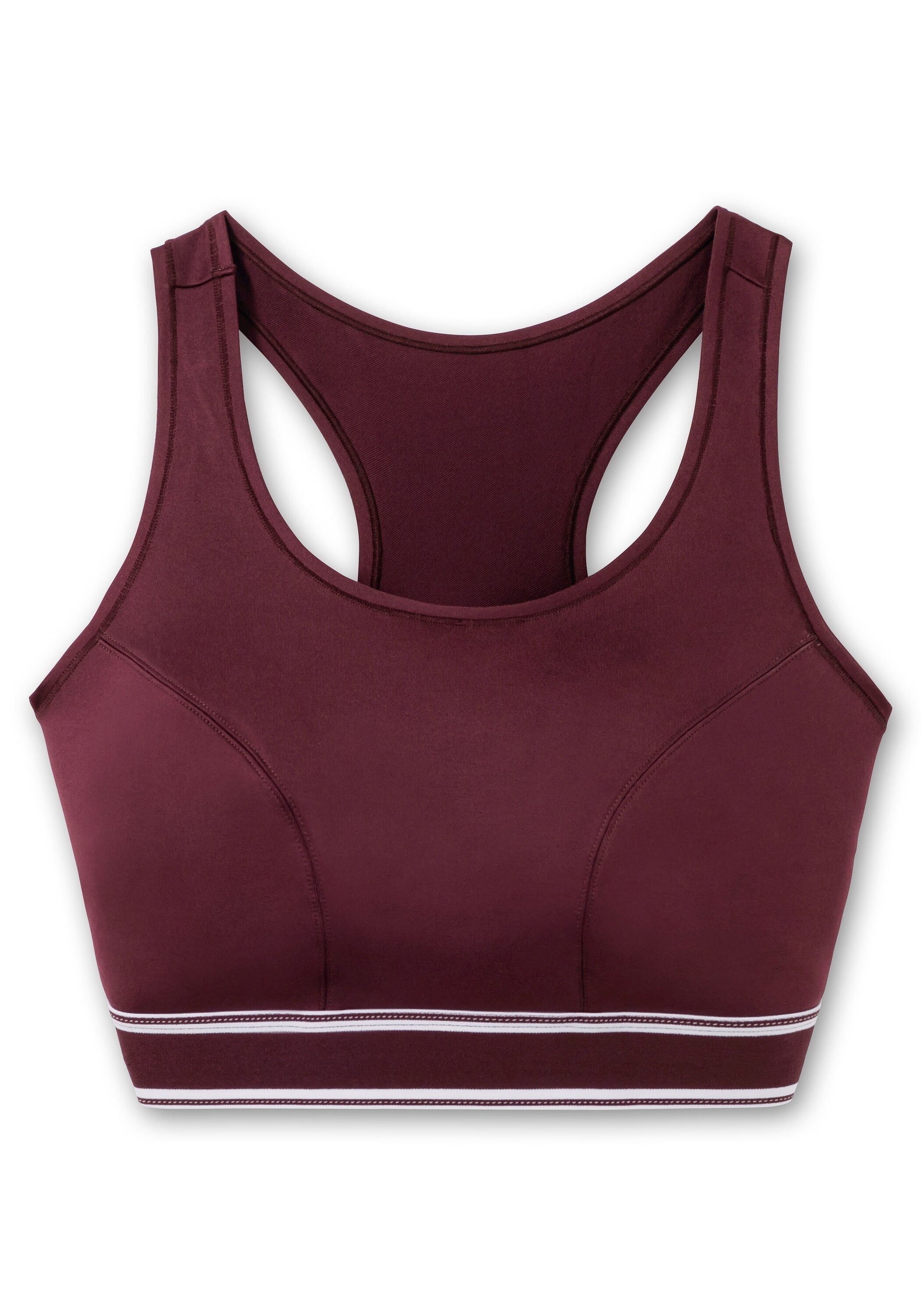 Sheego Sport-BH »Sport-BH aus COOLMAX®, in Bustier-Form«, aus COOLMAX®, in Bustier-Form