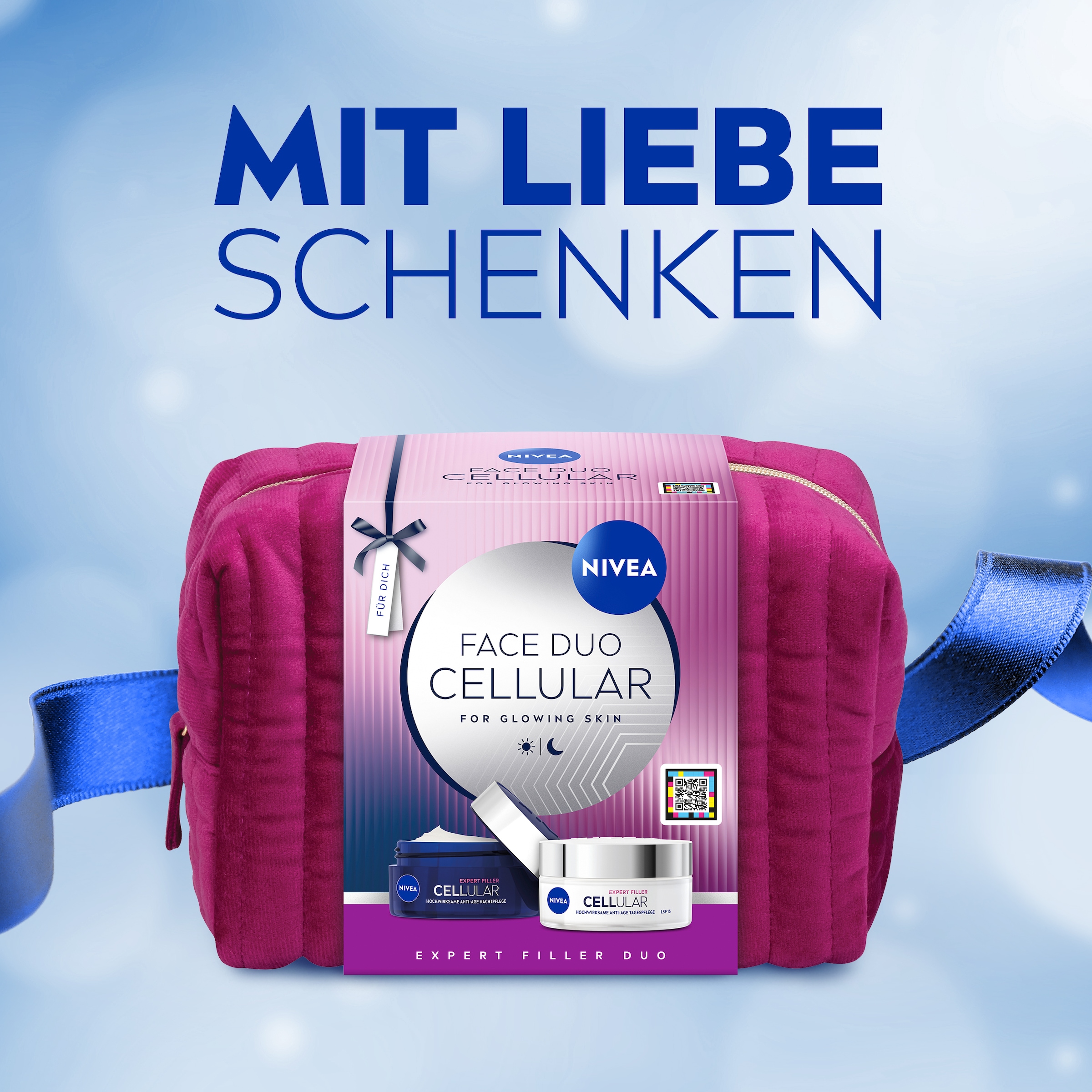 Nivea Gesichtspflege-Set »NIVEA CELLULAR Filler Duo Tagespflege LSF15 und Nachtpflege« Tages- und Nachtpflege