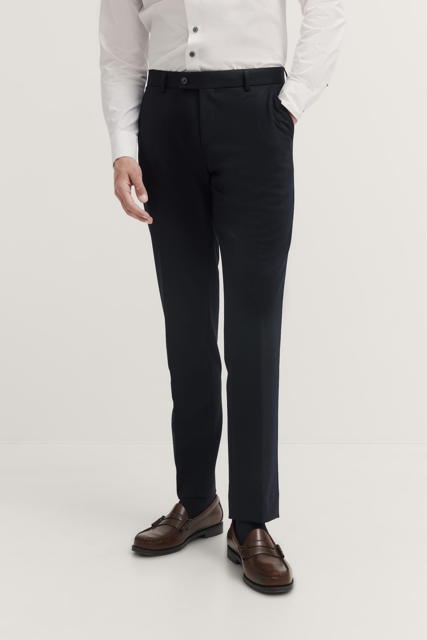 Bugatti Herren Anzughose mit Stretch & Bügelfalte, Größe 56