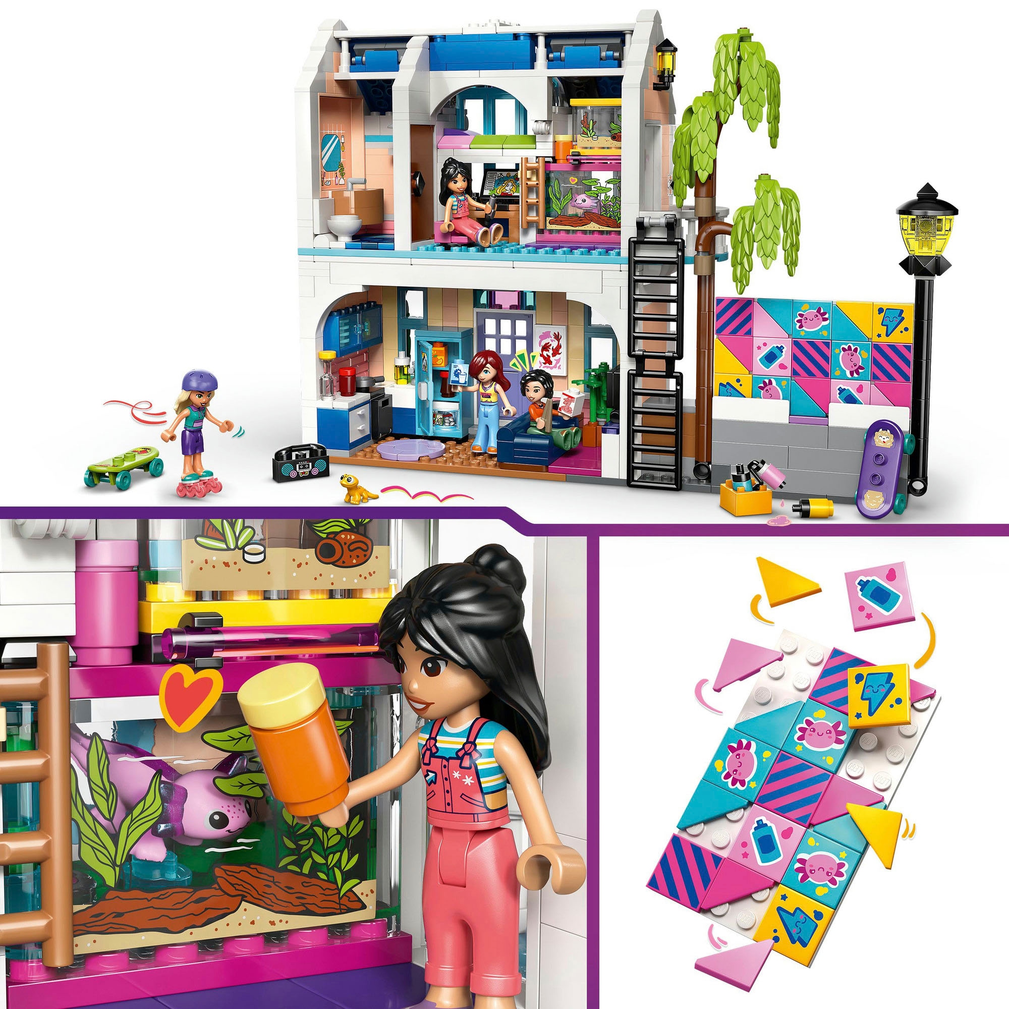 LEGO® Konstruktionsspielsteine »Lianns Familienhaus (42687), LEGO Friends« Made in Europe