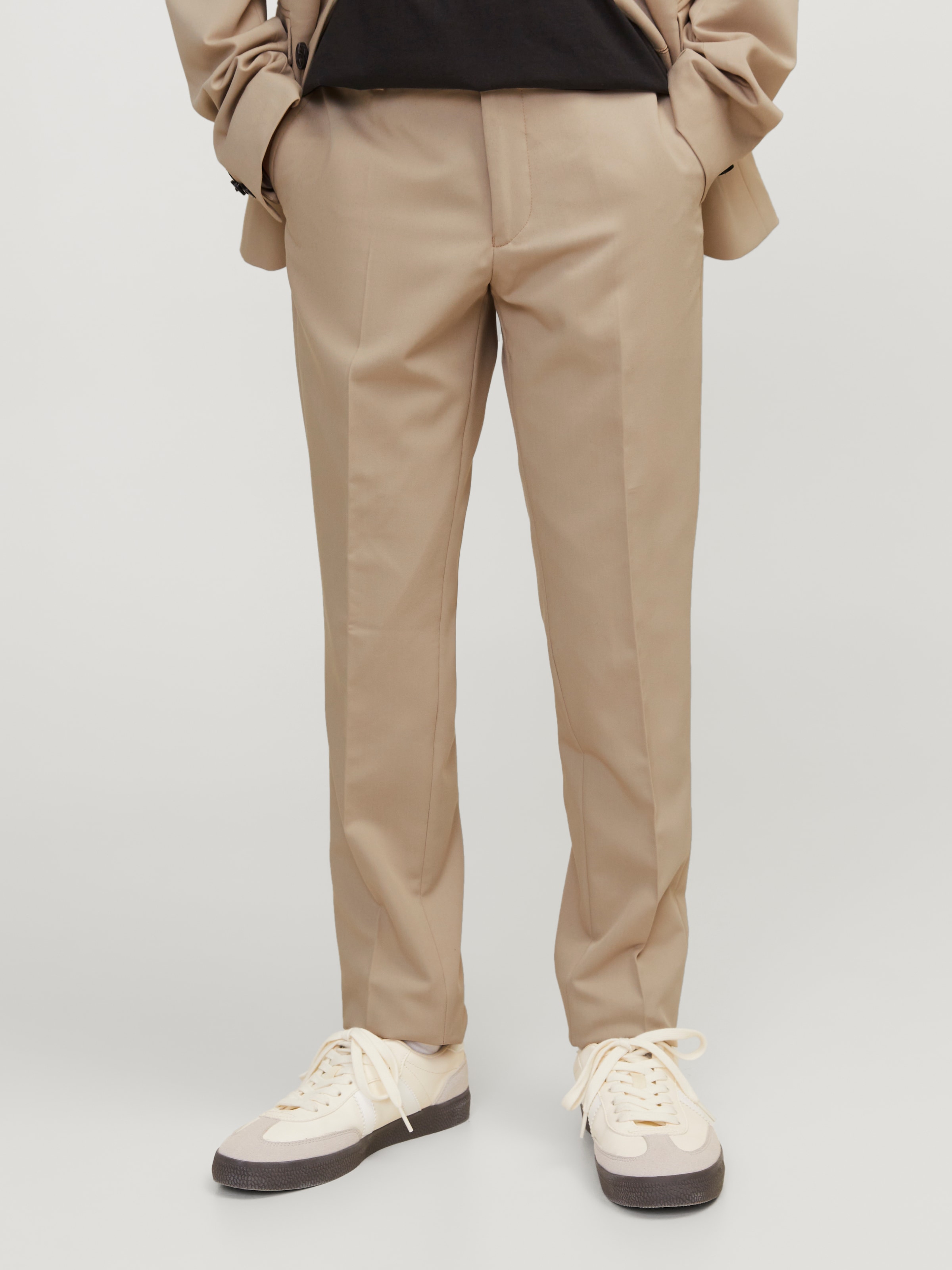 Jack & Jones Junior Anzughose »JPRSOLAR elastisch, pflegeleicht, komfortabel«  unifarben, modisch, slim fit, Web