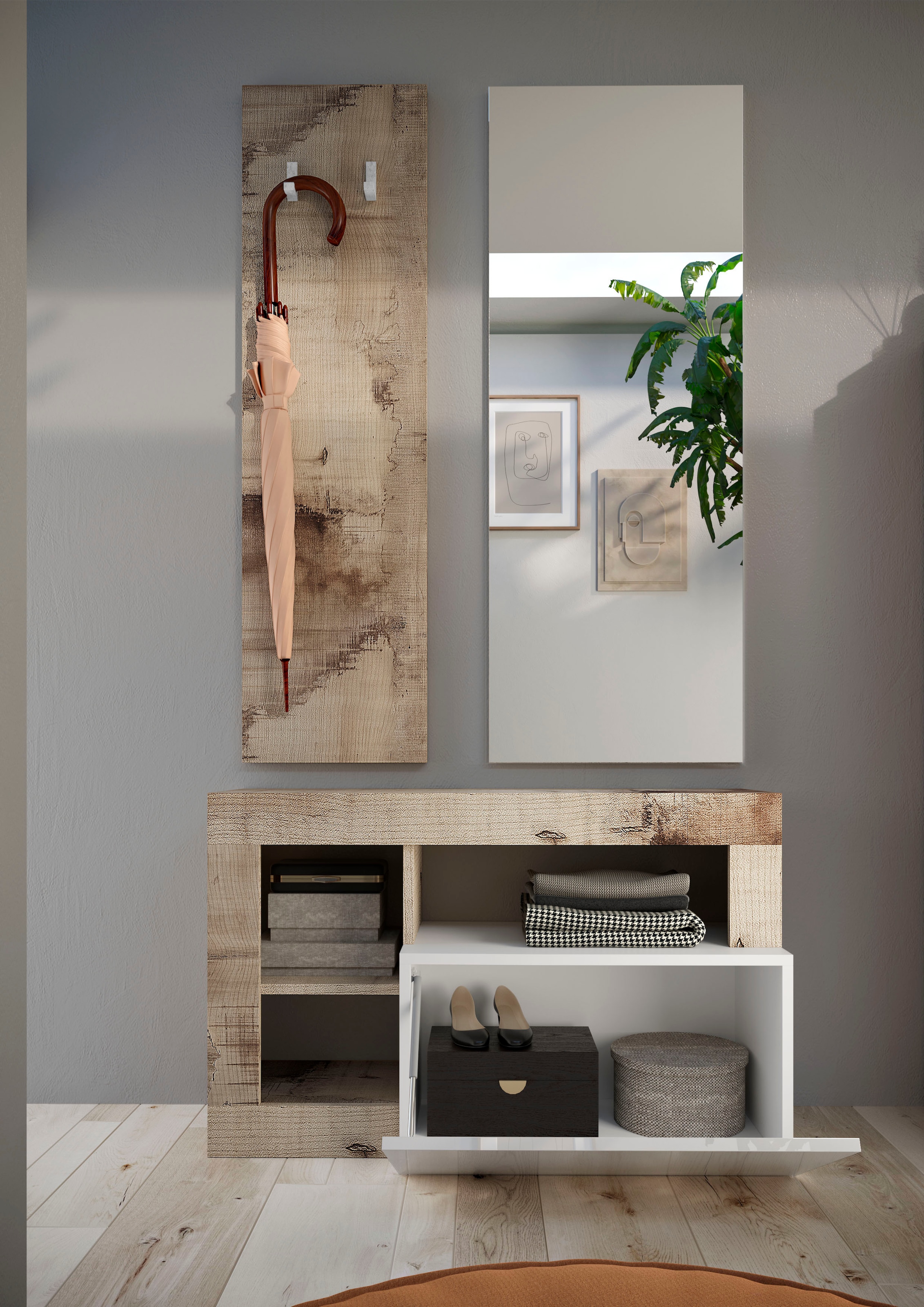 INOSIGN Garderobenschrank »Hamburg, Breite 91 cm« mit 1 Klappe