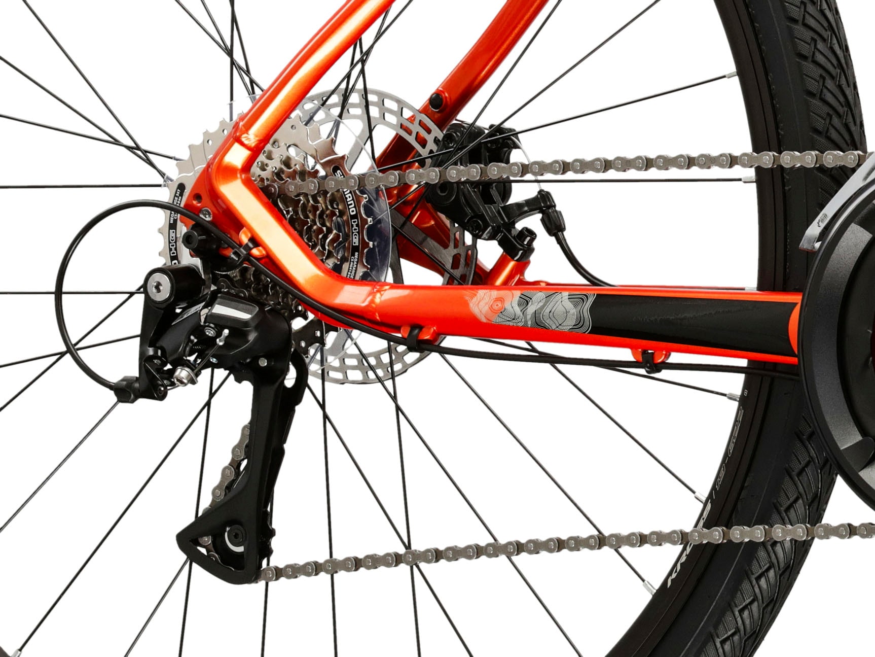 Kross Crossrad »Evado 3.0«, 16 Gang, Shimano, ACERA M3020 Schaltwerk, Kettenschaltung