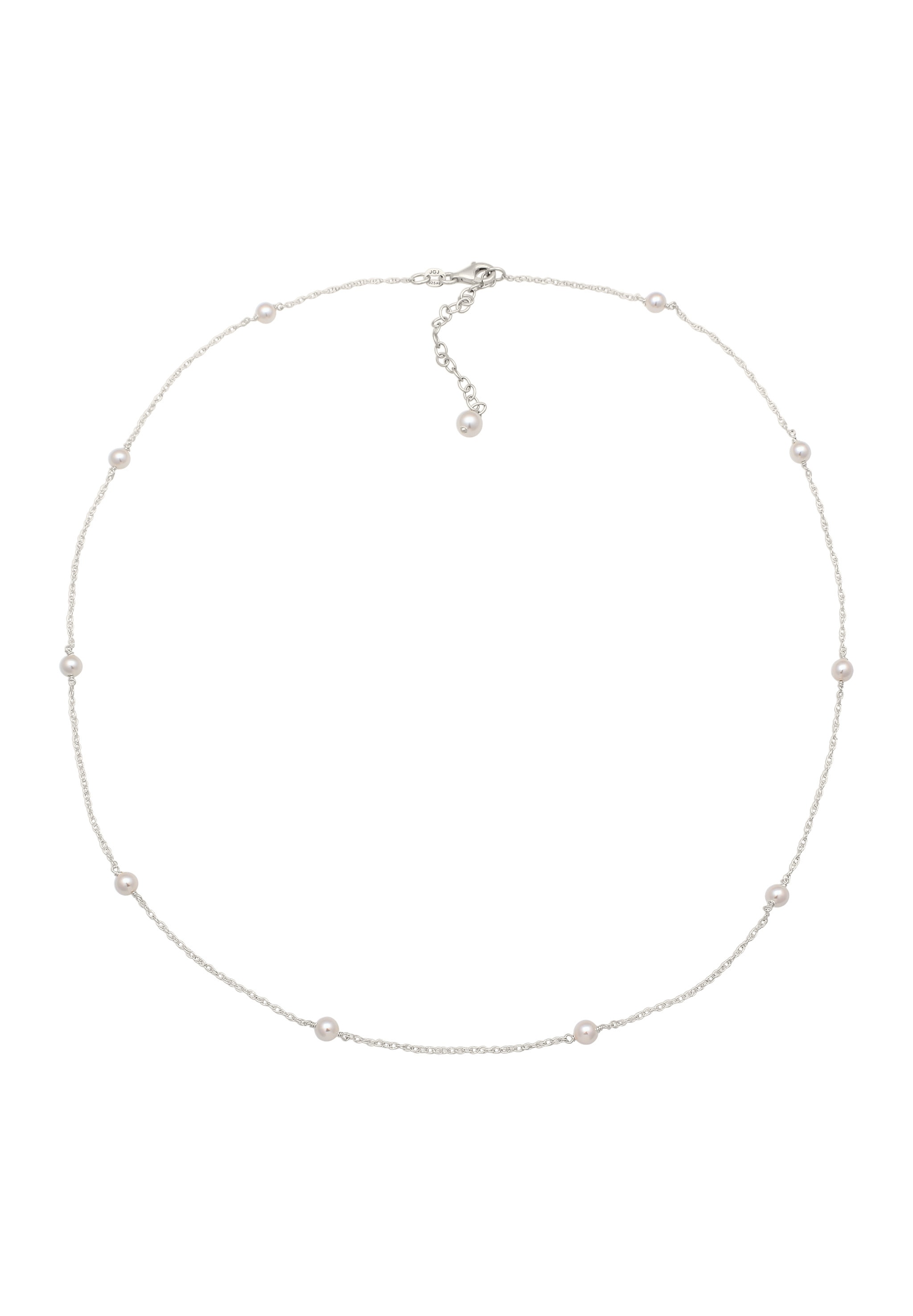 Elli Silberkette »Halskette Mit Perlen von Swarovski® 925 Sterling Silber«