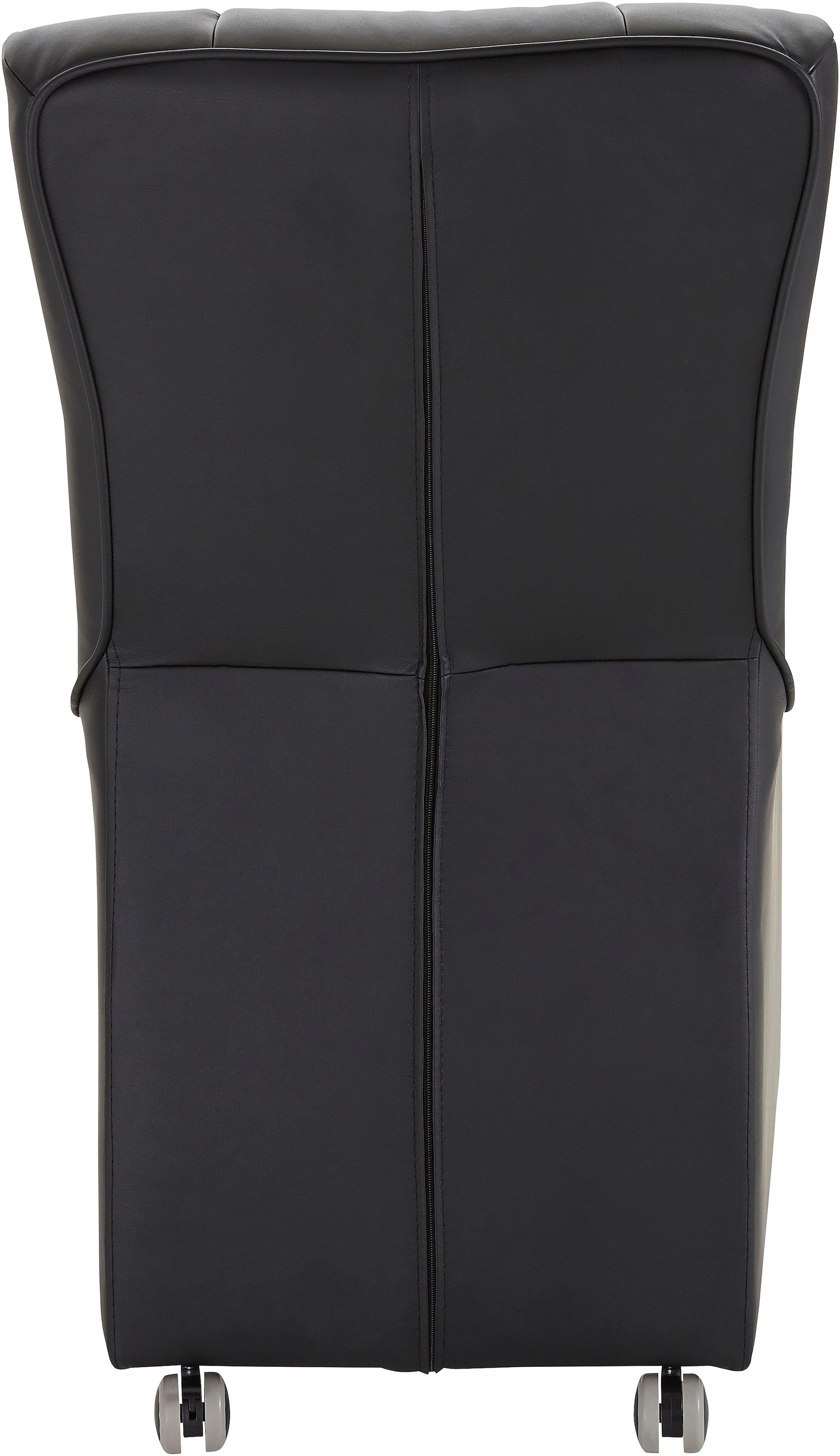 exxpo - sofa fashion Sessel »Costa, Loungesessel, Hochlehnsessel,  auf Rollen, Komfortsitzhöhe 53cm« kompakt und bequem, Breite 52 cm