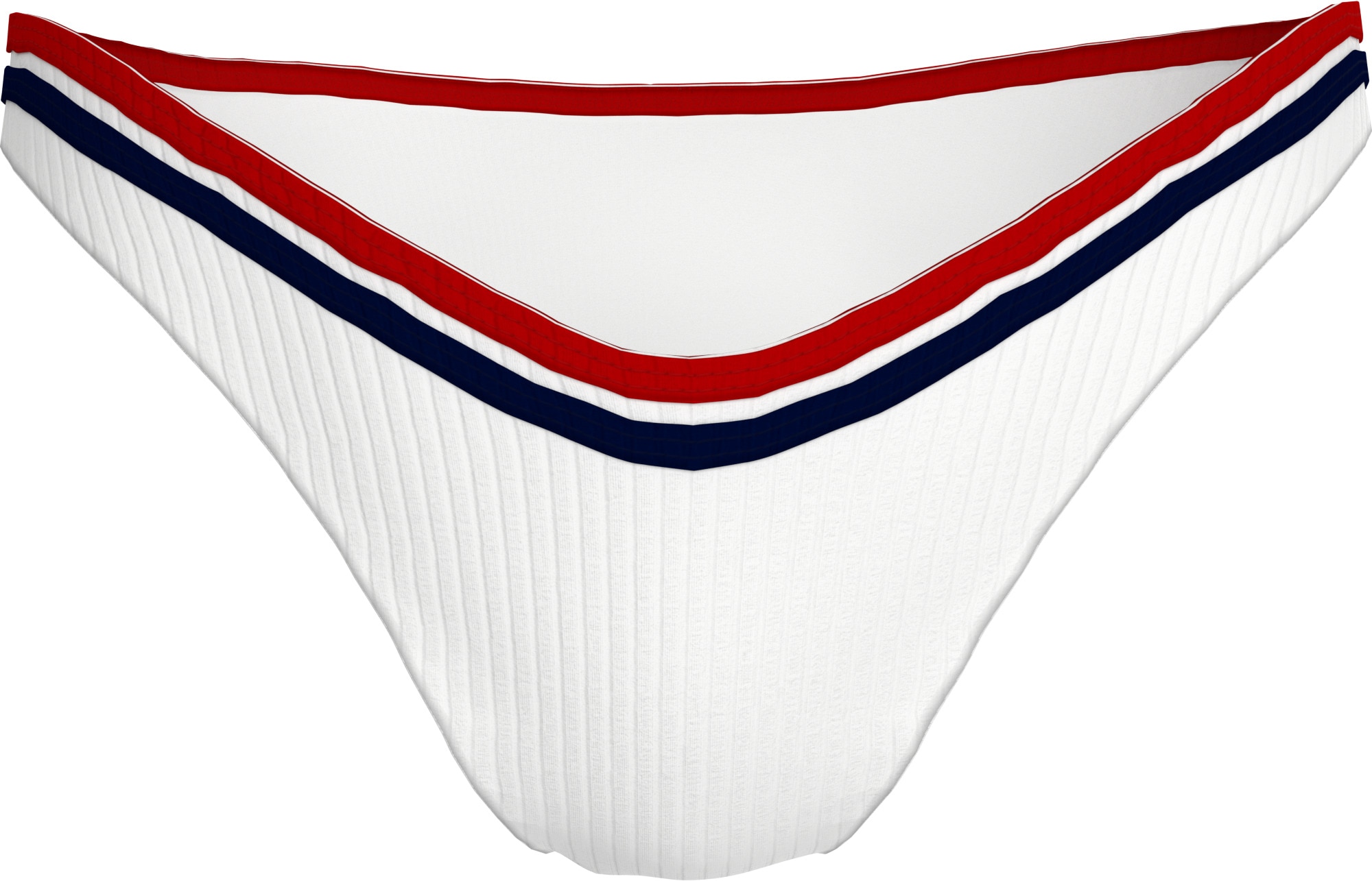 Tommy Hilfiger Swimwear Bikini-Hose »HIGH LEG CHEEKY«, mit farbigen Bändern