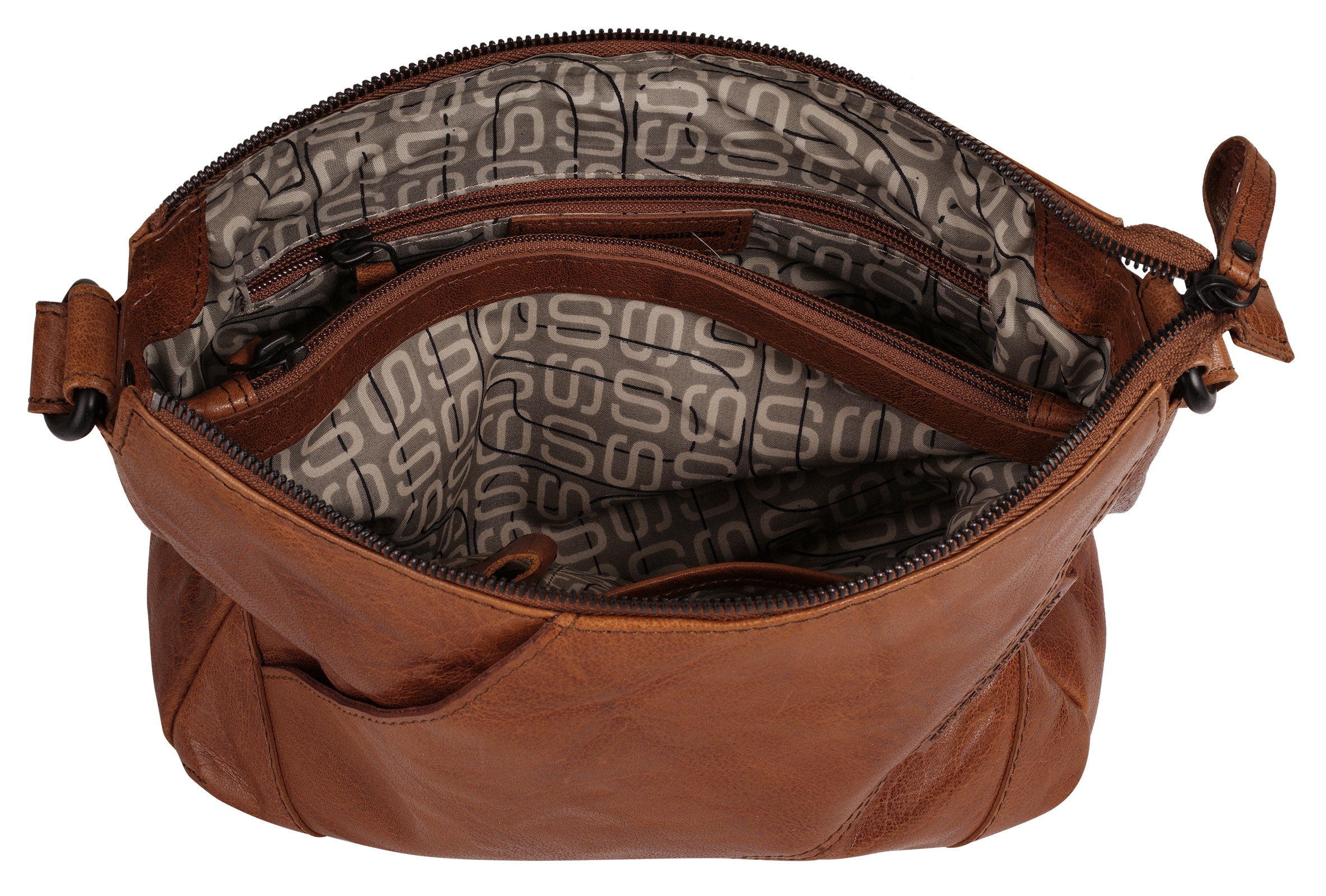 Spikes & Sparrow Umhängetasche echt Leder