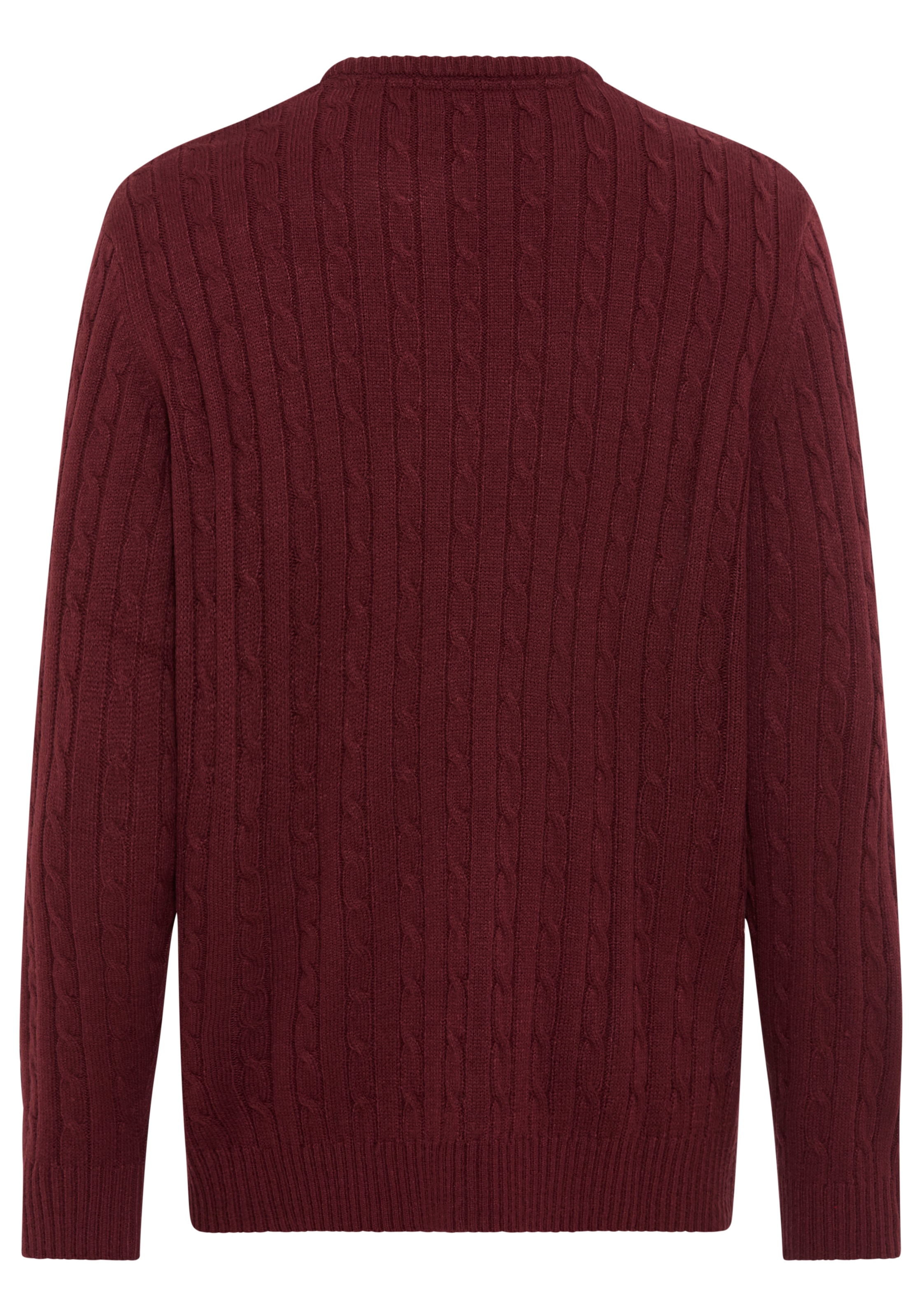Man's World Rundhalspullover »Neue Kollektion! Highlight allover Zopfmuster!« weicher Griff, Perfekt für die kältere Jahreszeit