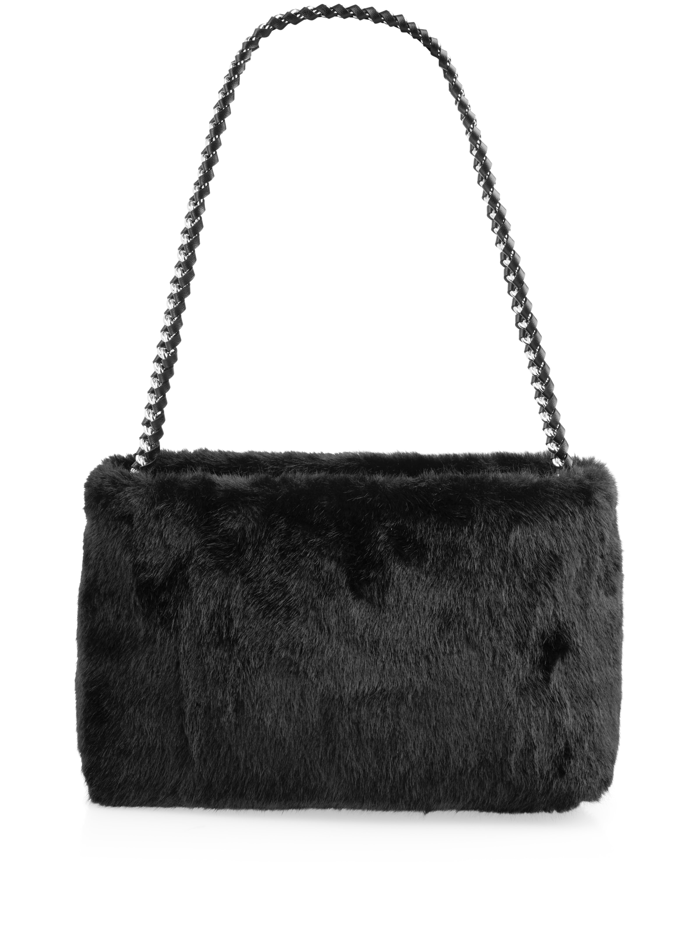 Marc Cain Schultertasche »Collections City Tour«, Damen Abendtasche, Clutch, Handtasche mit Ketten Riemchen