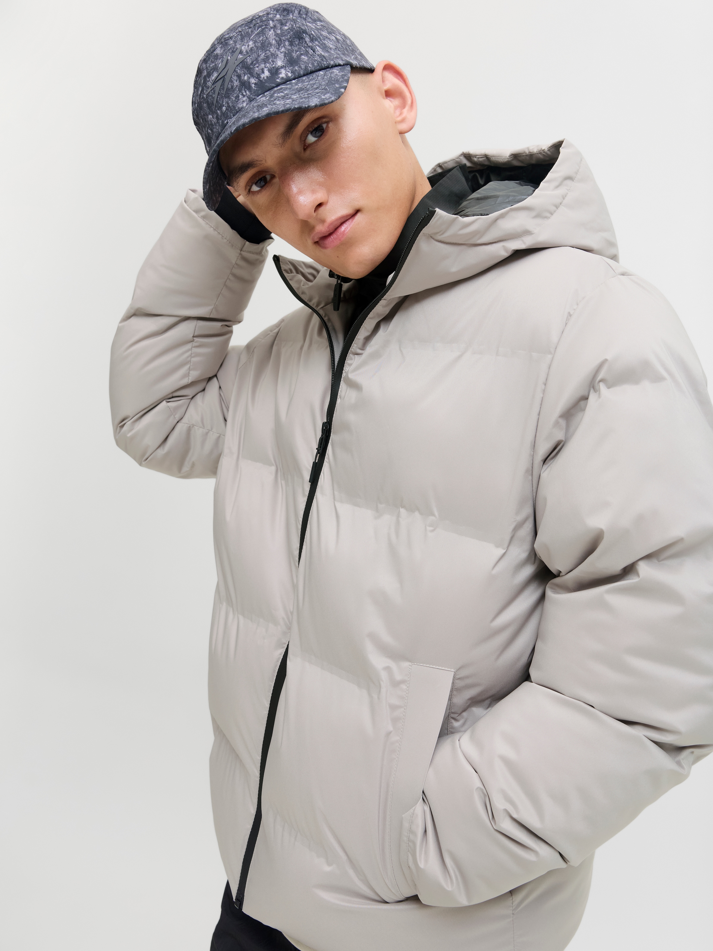 Jack & Jones Steppjacke »JJKAITO PUFFER JACKET BF« mit Kapuze