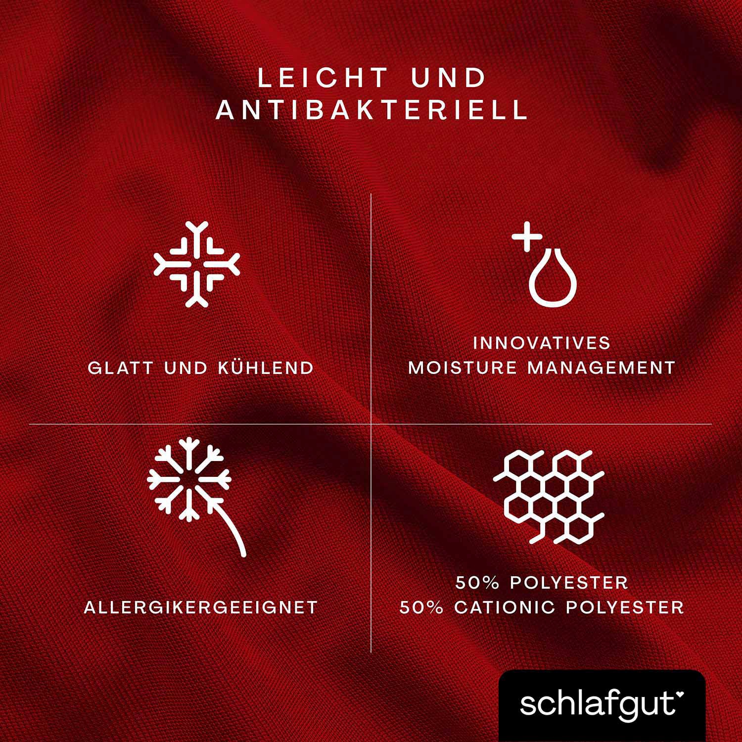 Schlafgut Spannbettlaken »Cool Contact«, 100% gekämmte Mikrofaser