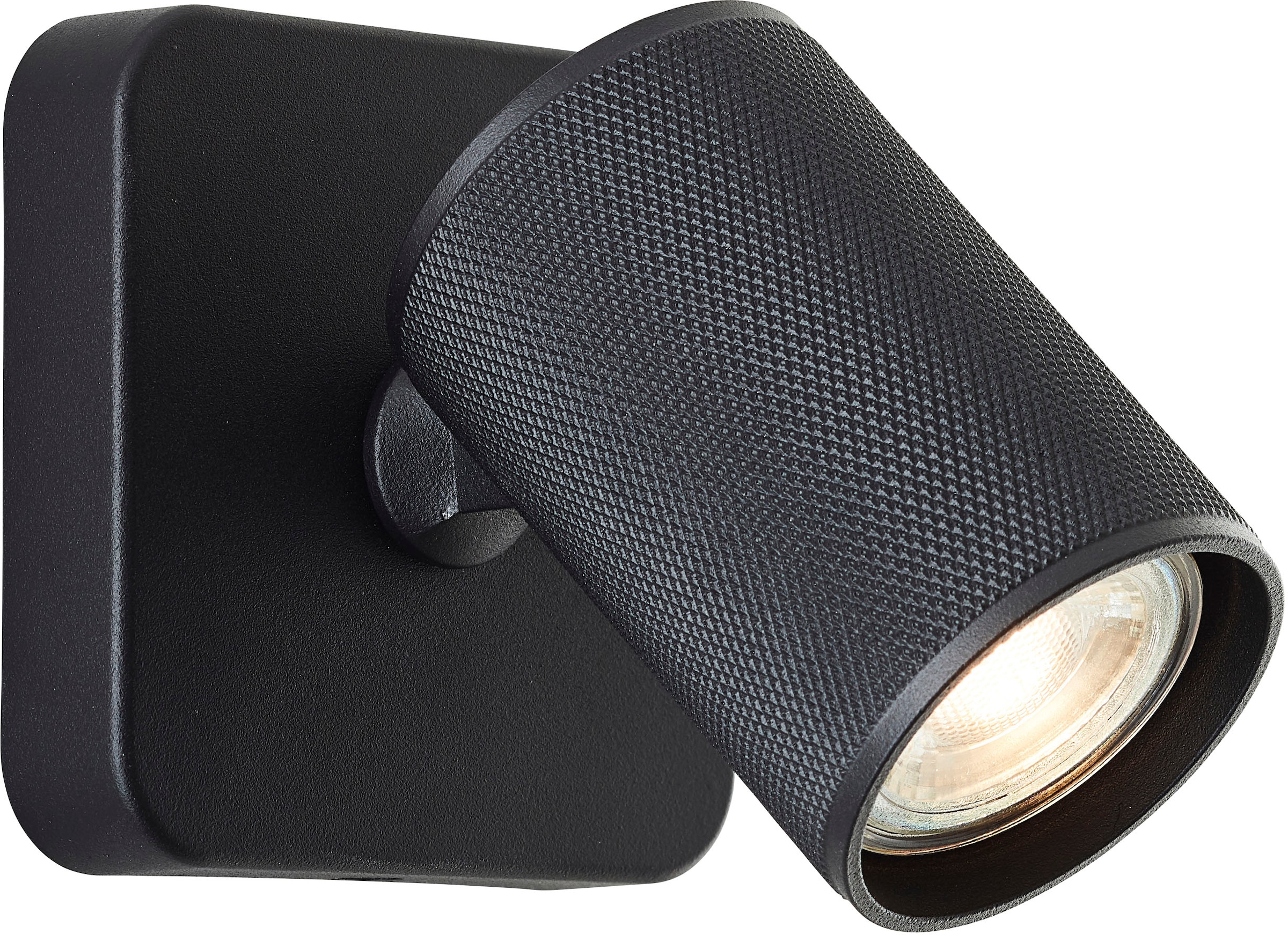 Brilliant Wandstrahler »Marty«, 1 flammig, Leuchtmittel GU10 | LED wechselbar, Wandspot schwenkbar, 12x10x10 cm, GU10, 345lm, 3000K, Metall