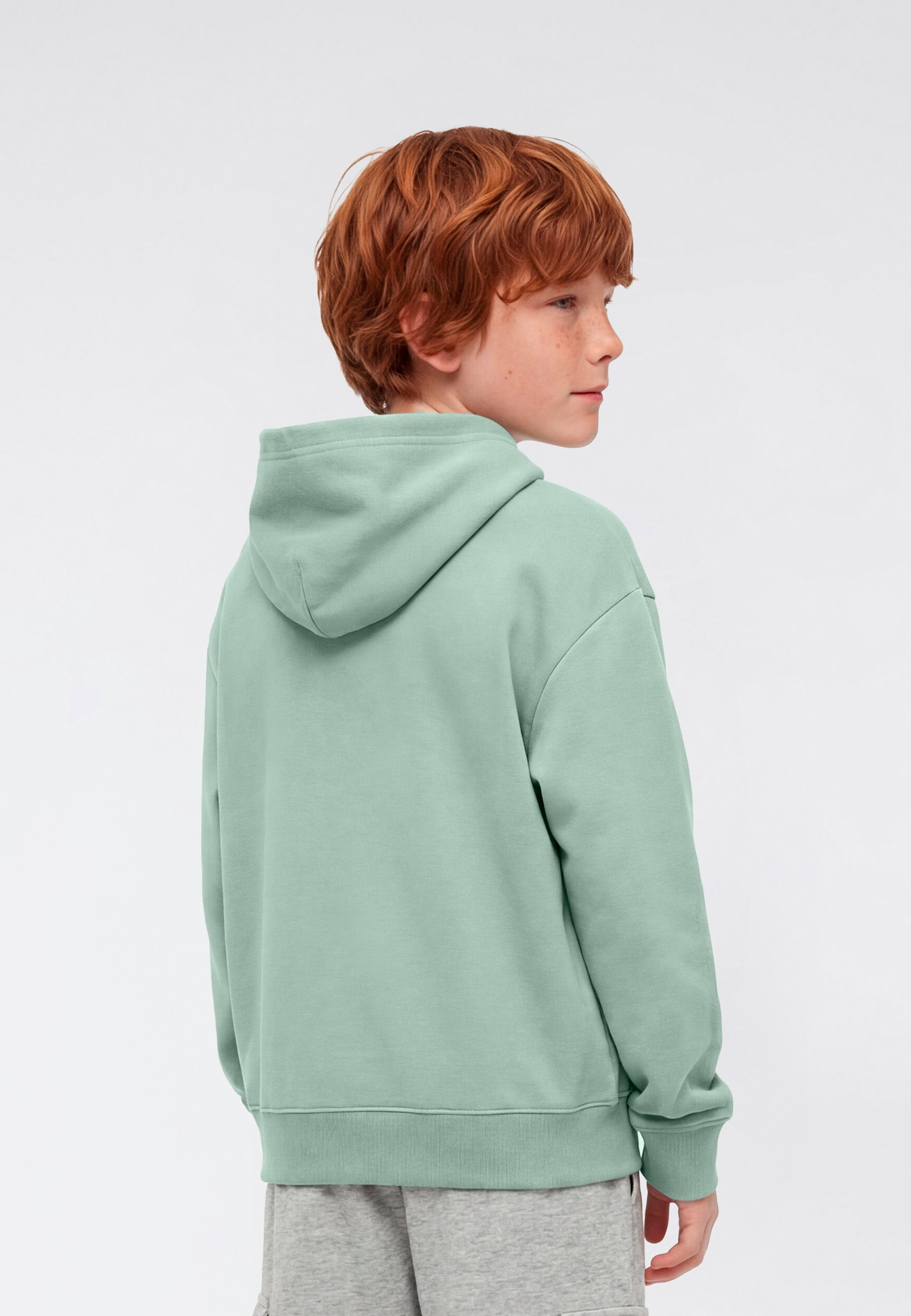 Champion Kapuzensweatshirt »COLLEGE Terry Hoodie Large Logo«, für Kinder, mit Kapuze, sportlicher Stil, weiches Material
