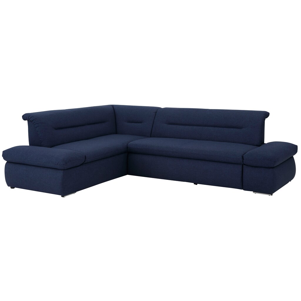 INOSIGN Ecksofa »Avesa«, Wahlweise mit Arm- und Bettfunktion, B/T/H: 275/211/80 cm