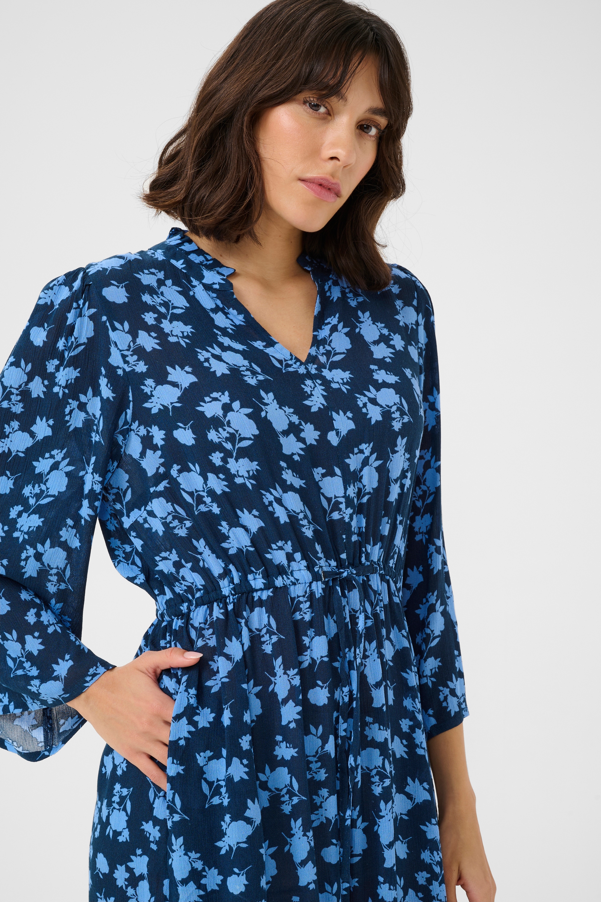 KAFFE Midikleid »Kleid KAamber«