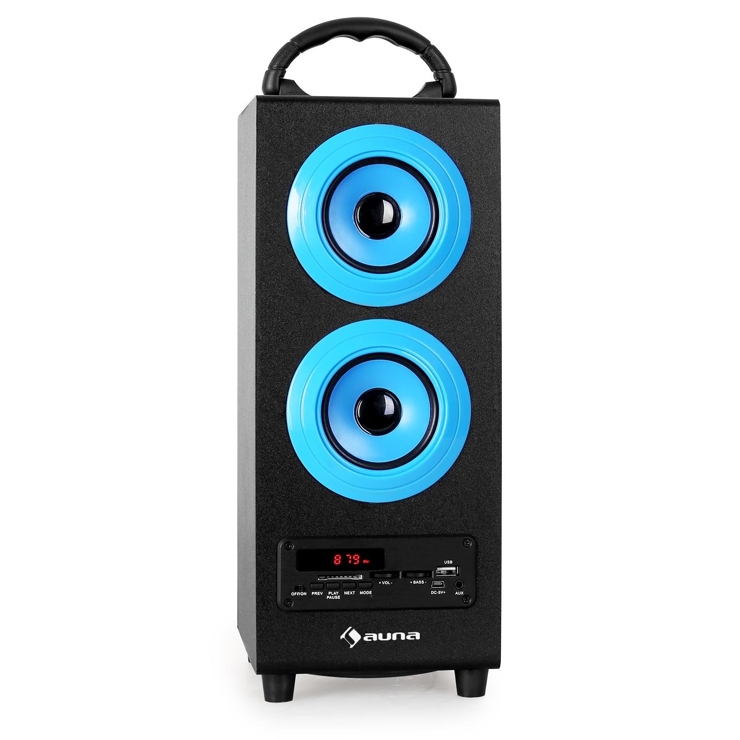 Bluetooth Lautsprecher Radio USB SD AUX UKW/MW MP3 Akkubetrieb...