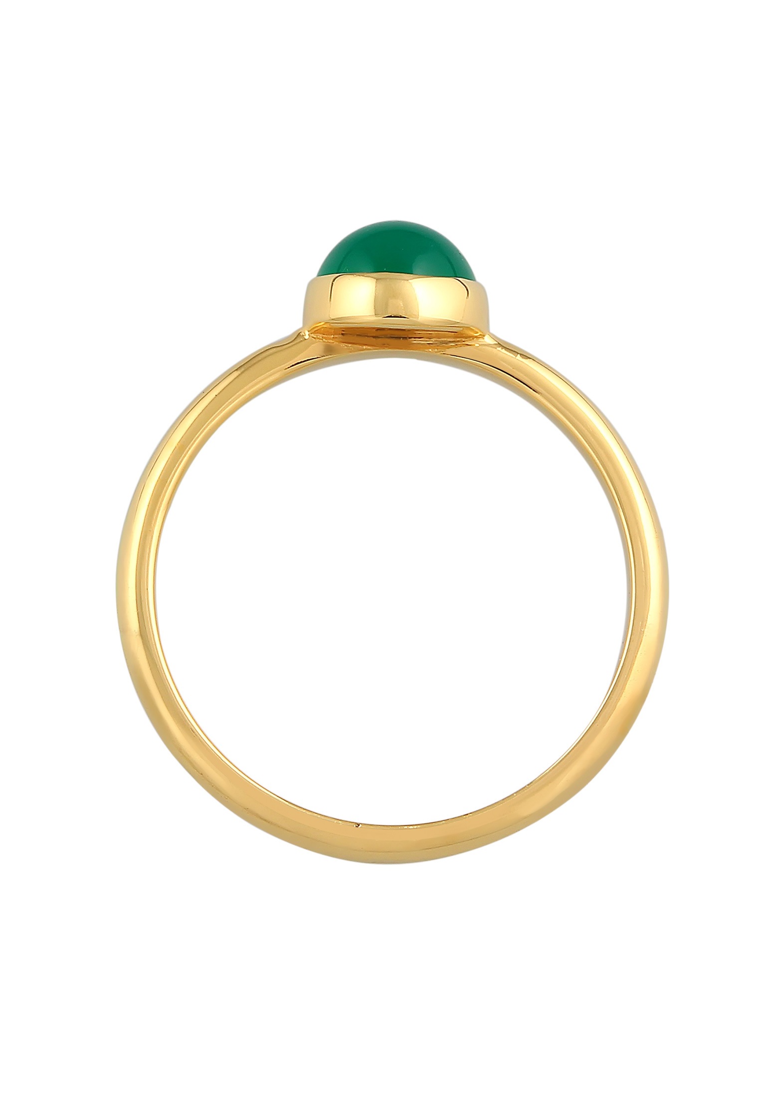 Elli Premium Silberring »Ring Achat Edelstein Solitär 925 Silber«