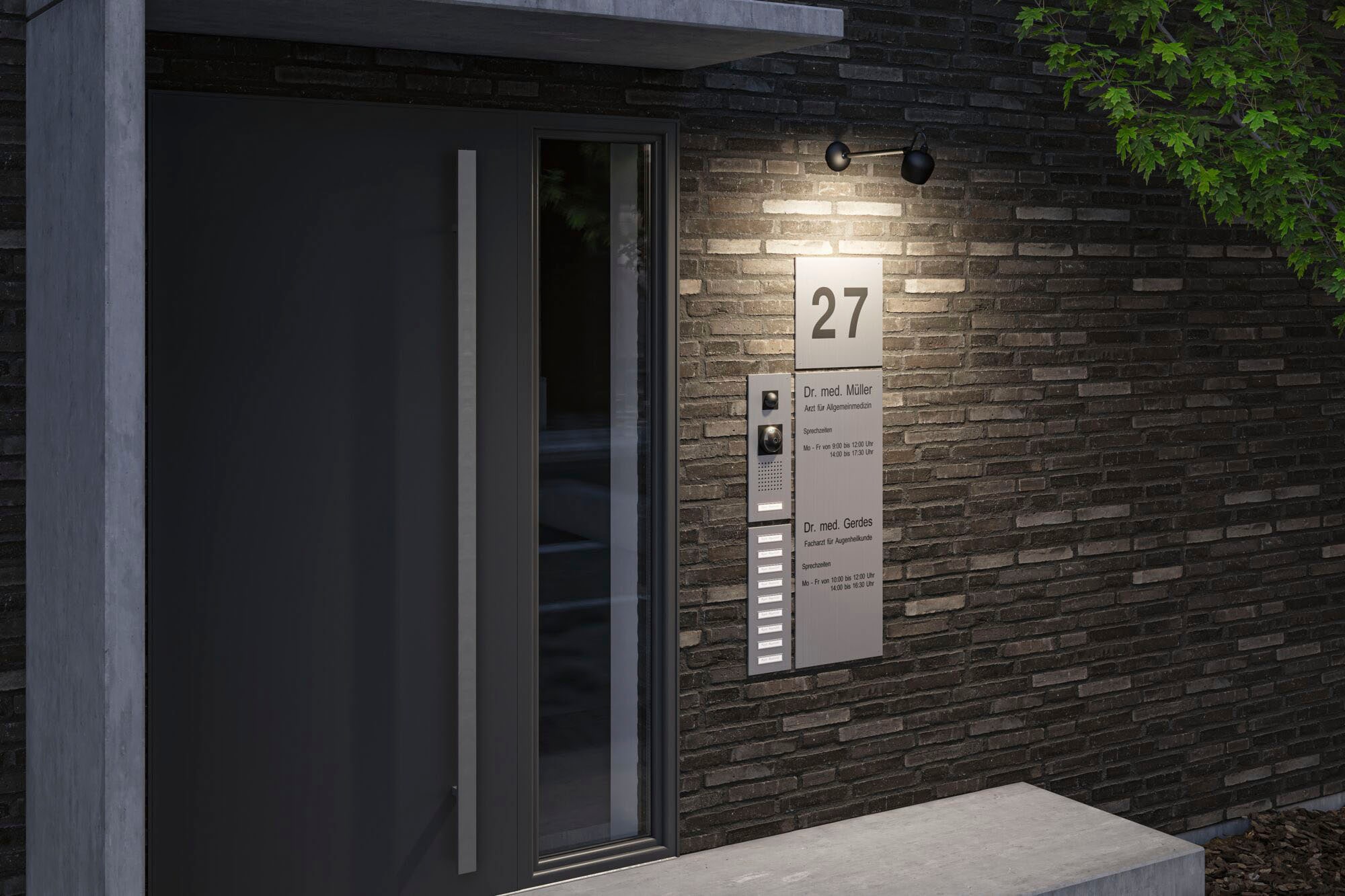 Paulmann LED Außen-Wandleuchte »Kikolo 230V 60° 3000K anthrazit«, 1 flammig
