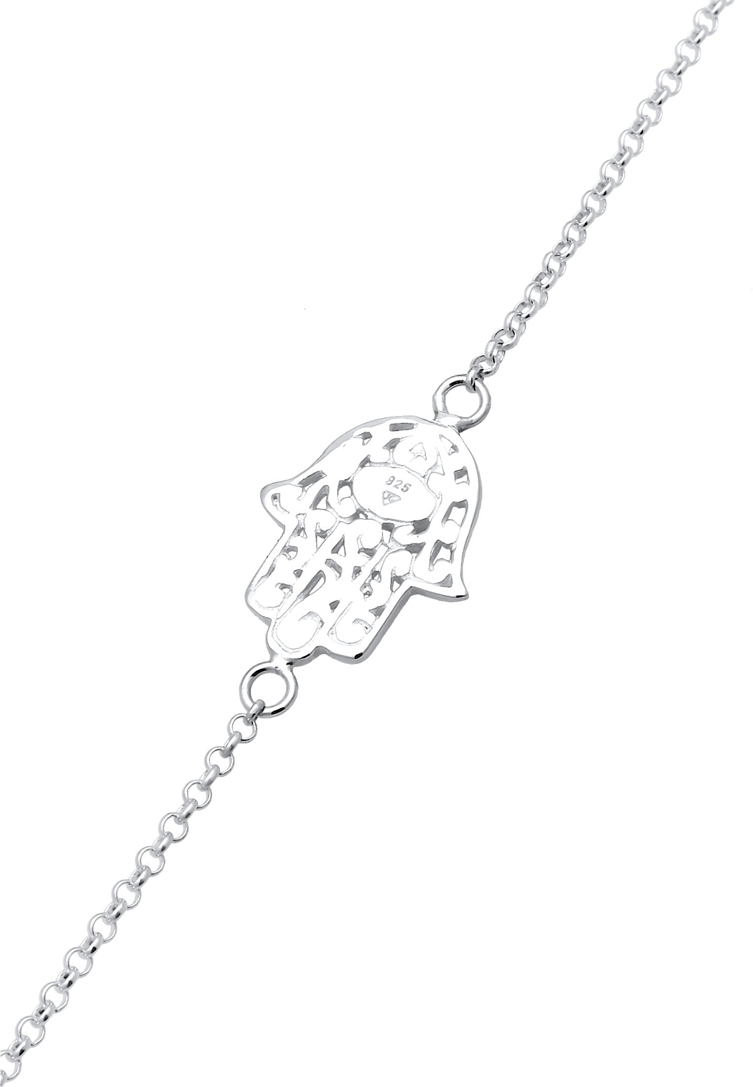Nenalina Armkette »Armband Hamsa Hand Symbol Ornament Anhänger 925 Silber«