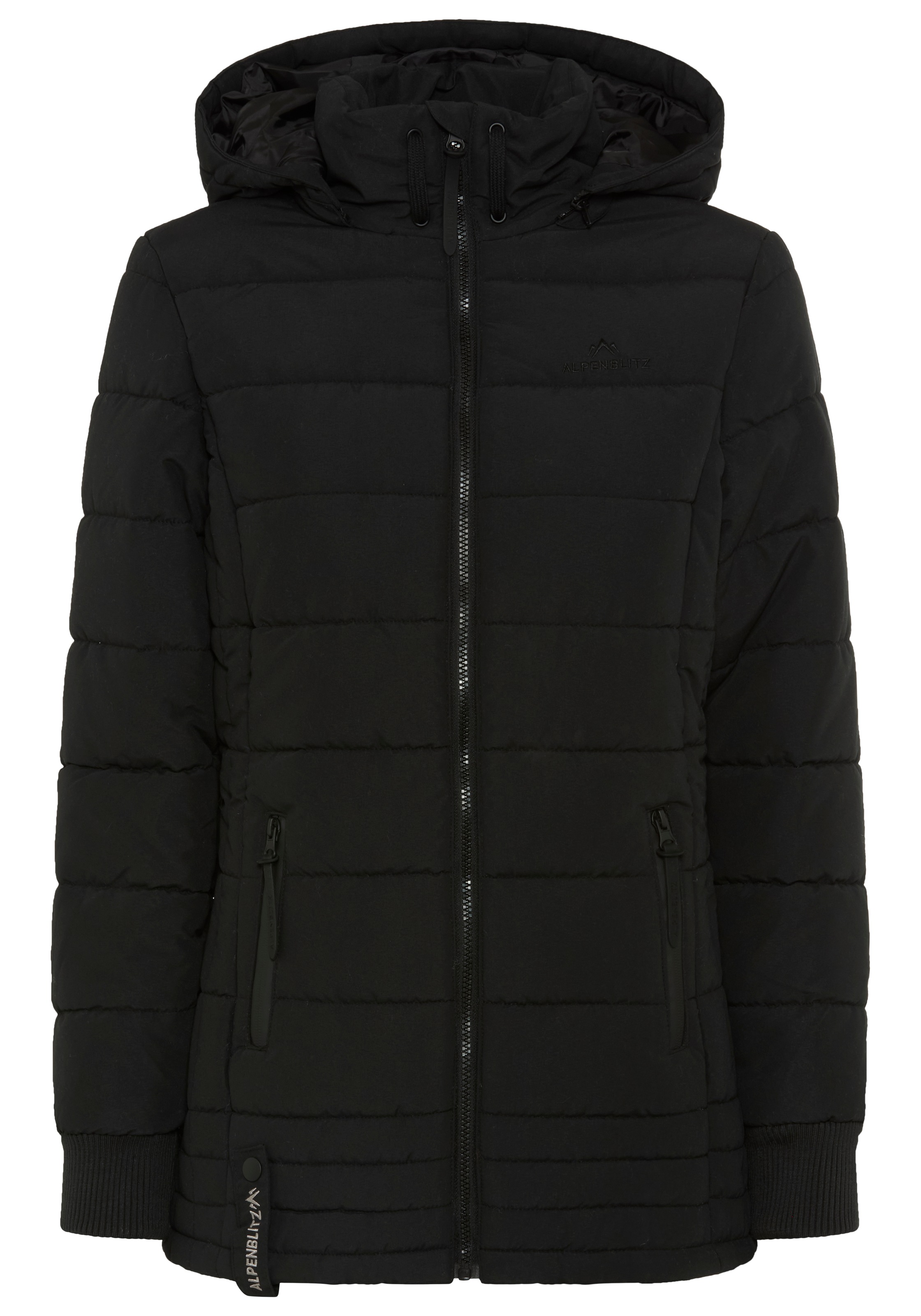 ALPENBLITZ Steppjacke »Flockenwirbel« mit Kapuze für den Übergang,  aus leichtem Material,  unifarbenes Design