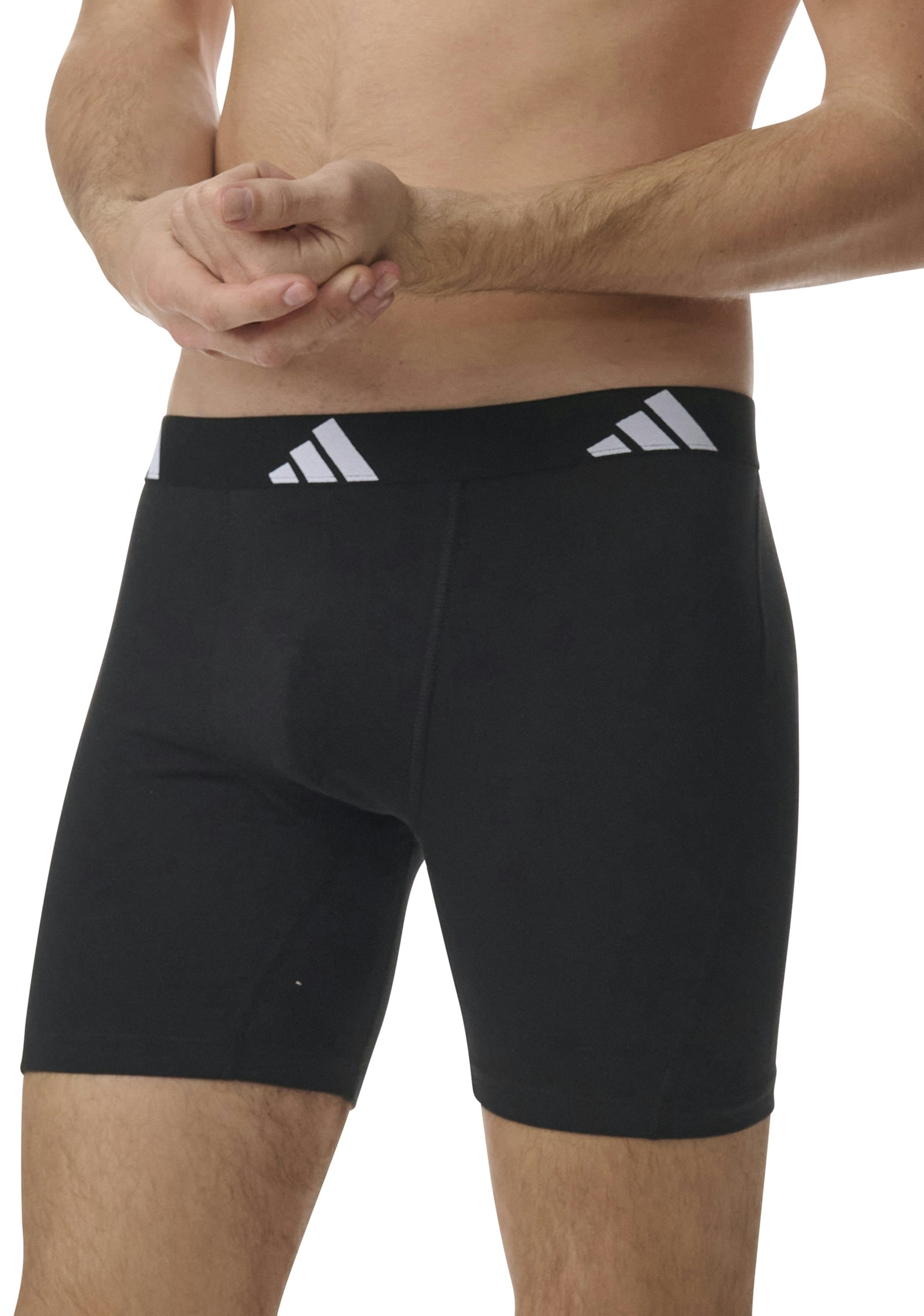 adidas Sportswear Boxershorts »Active Flex Cotton«, (3er Pack), mit etwas längerem Bein