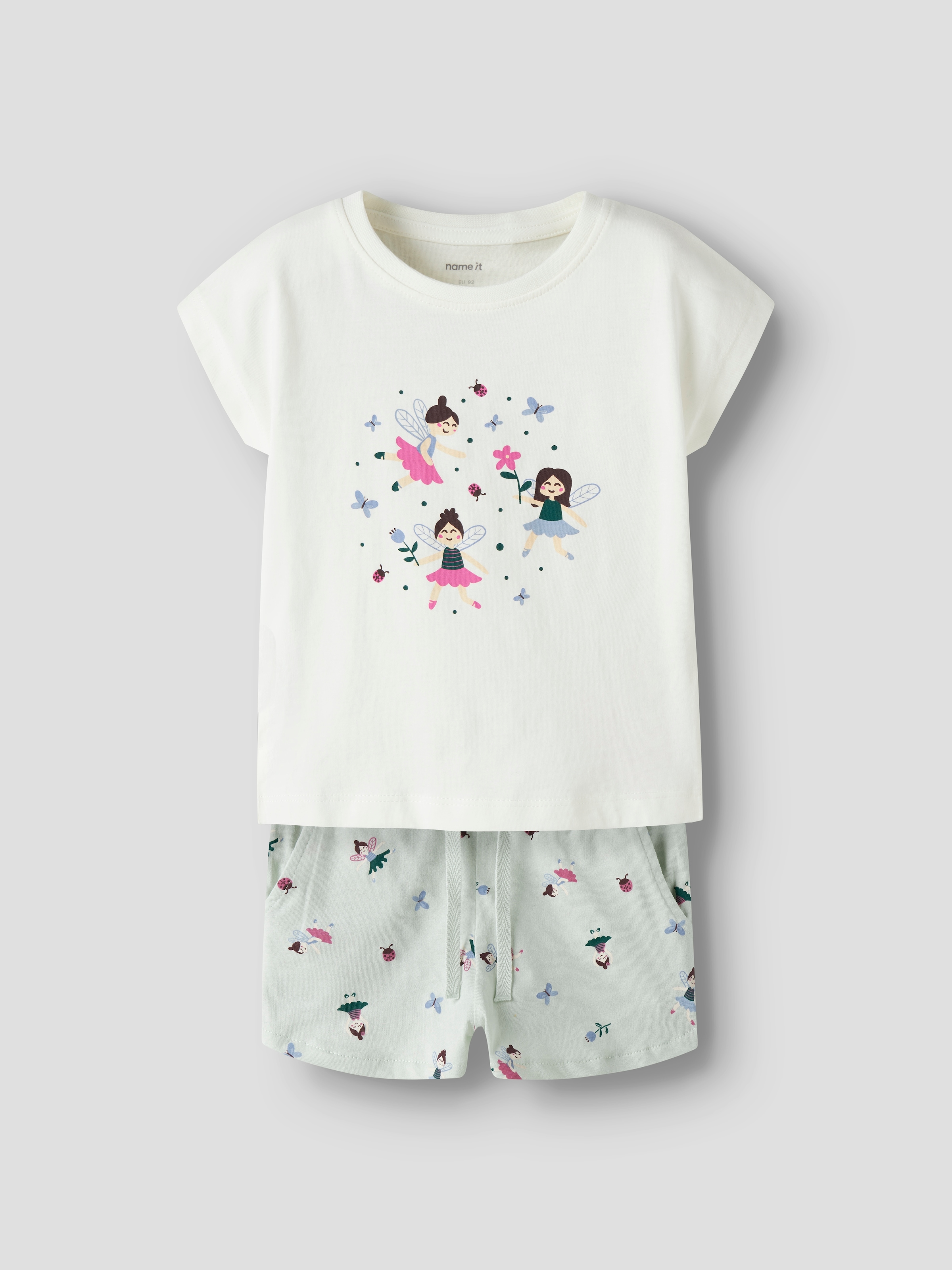 Name It Shorty »NMFVIGEA CAPSL TOP SET« Set, 2 bestehend aus Shirt und Shorts