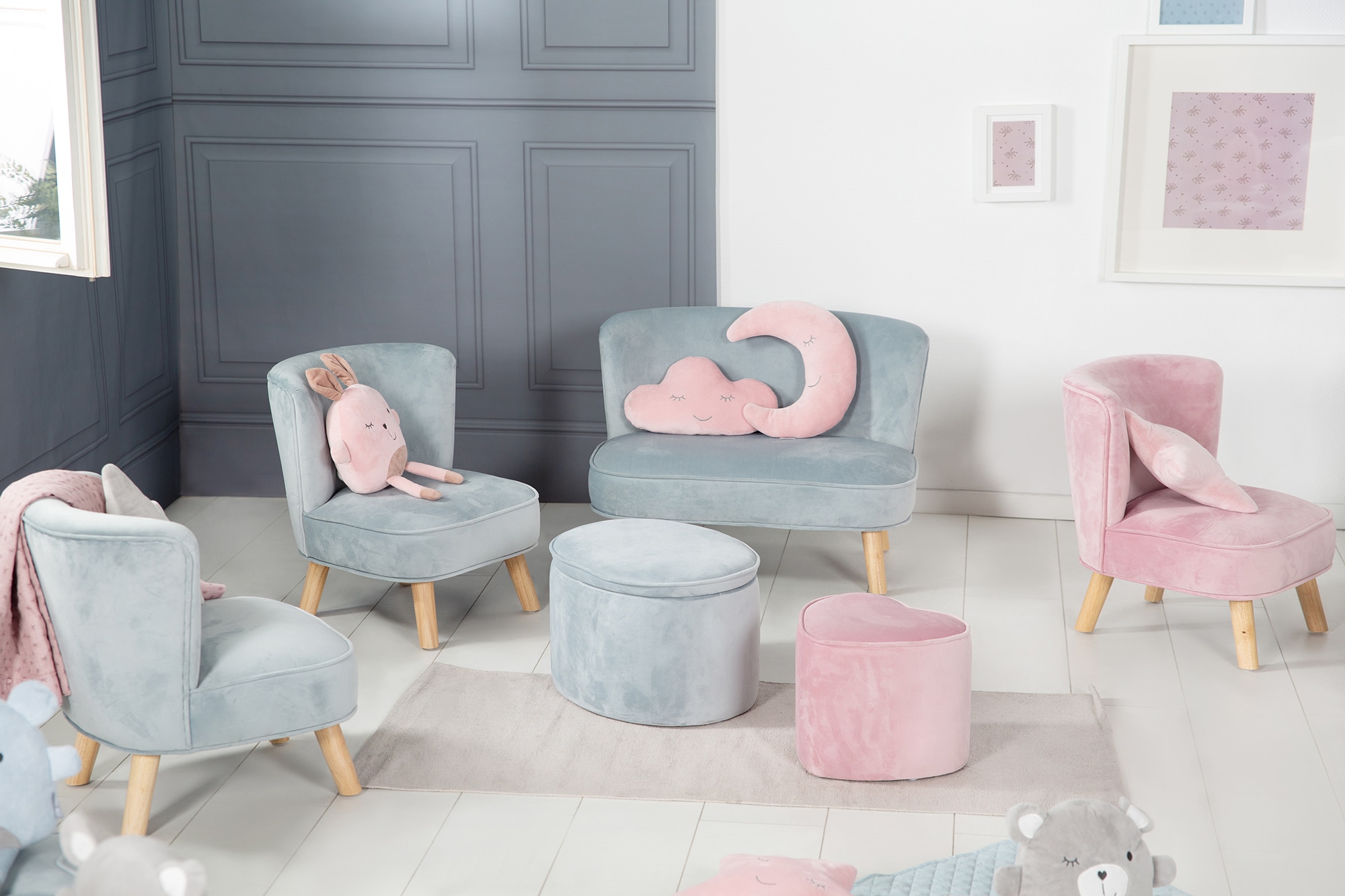 roba® Kindersofa »Lil Sofa«, mit Holzfüßen online kaufen