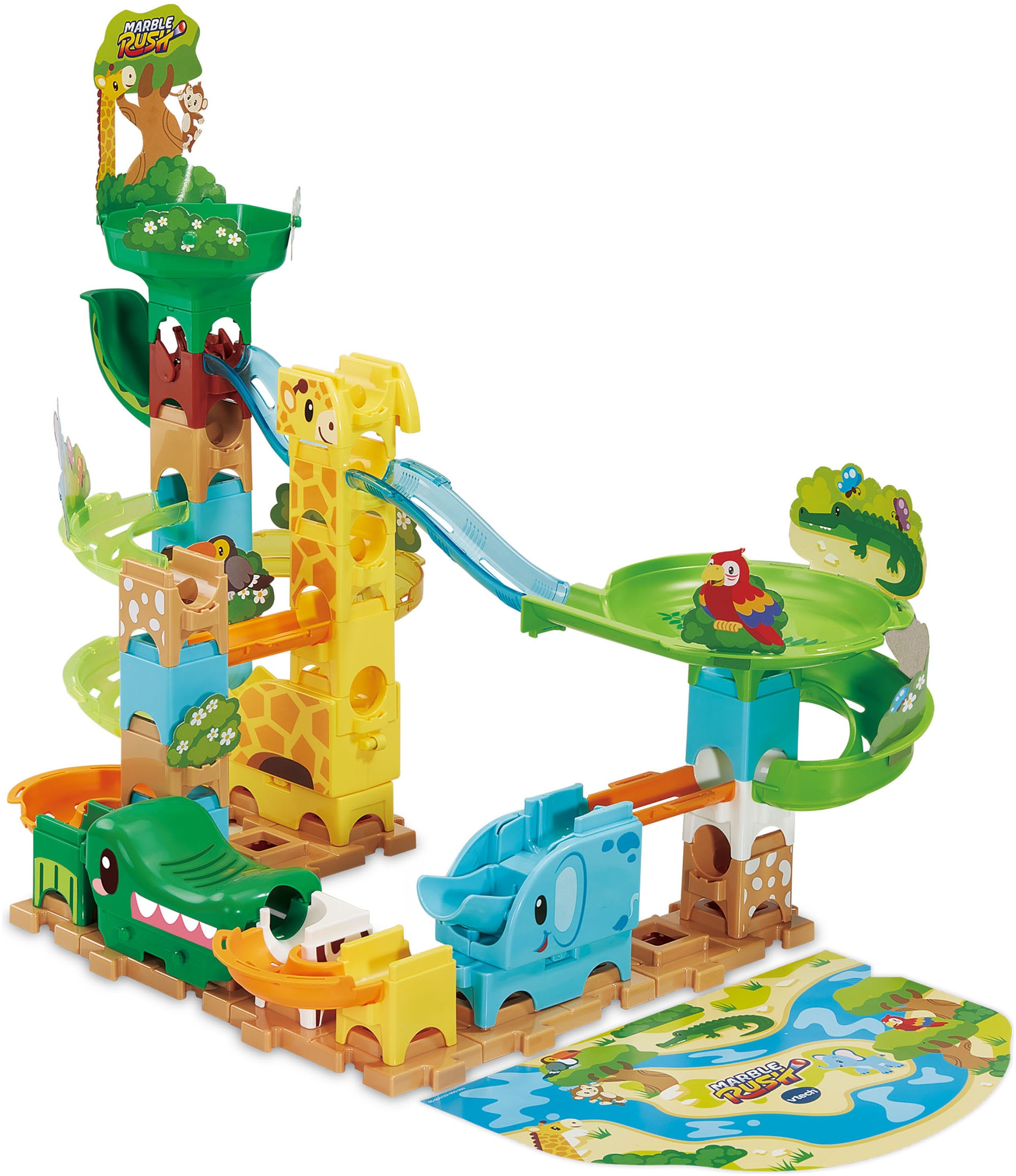 Vtech® Kugelbahn »Marble Rush - Tierisches Action Set J100«