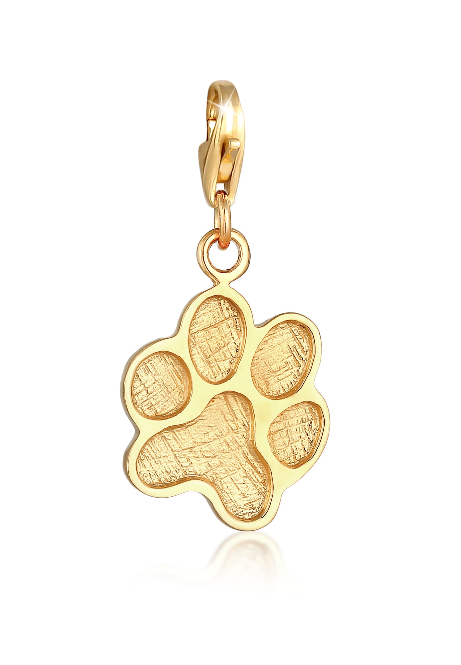 Charm Blume »Charm Katze Hund Pfote Tier 925 Silber«