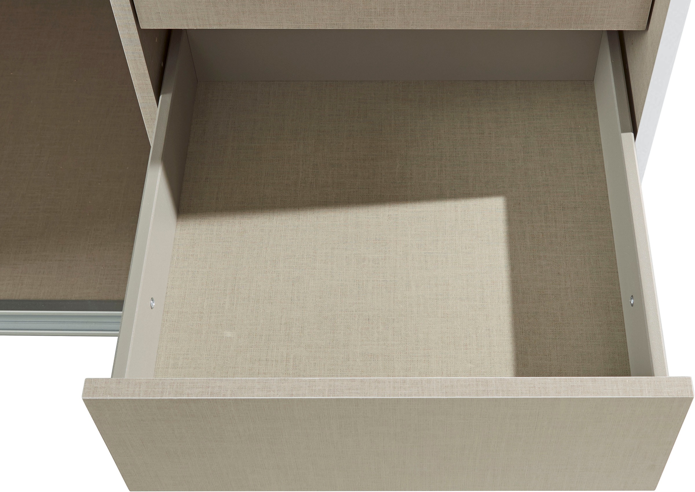 rauch Schwebetürenschrank »Kleiderschrank Schrank Garderobe TOPSELLER OTELI inkl. Inneneinteilung«, mit 3 Innenschubladen sowie zusätzlichen Einlegeböden MADE IN GERMANY