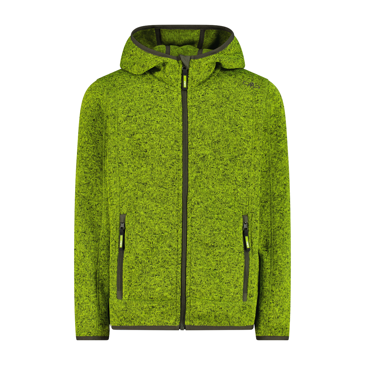 CMP Strickfleecejacke »KID JACKET FIX HOOD« mit Kapuze Übergangsjacke für Kinder und Jugendliche