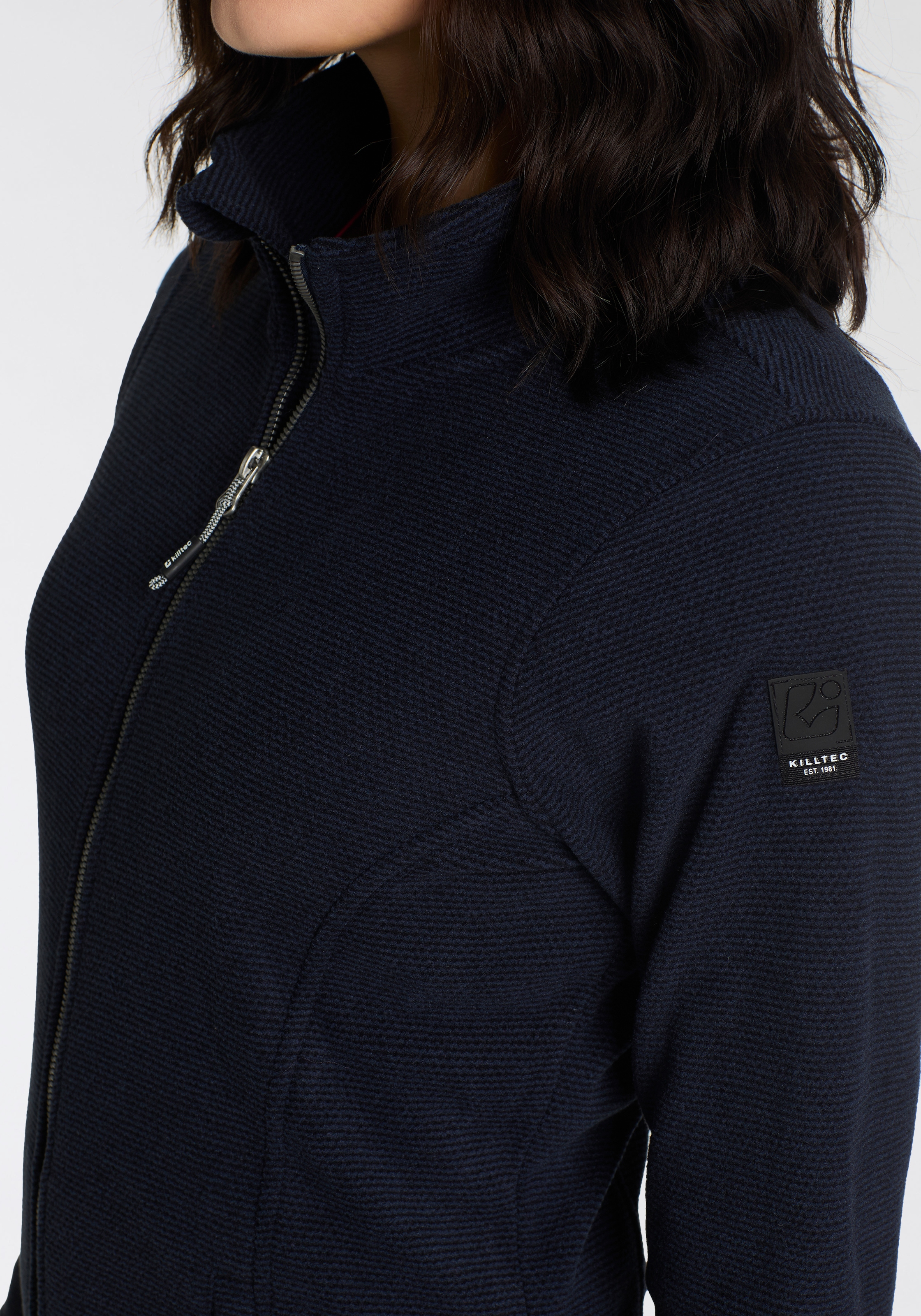 Killtec Fleecejacke, aus strukturiertem Material