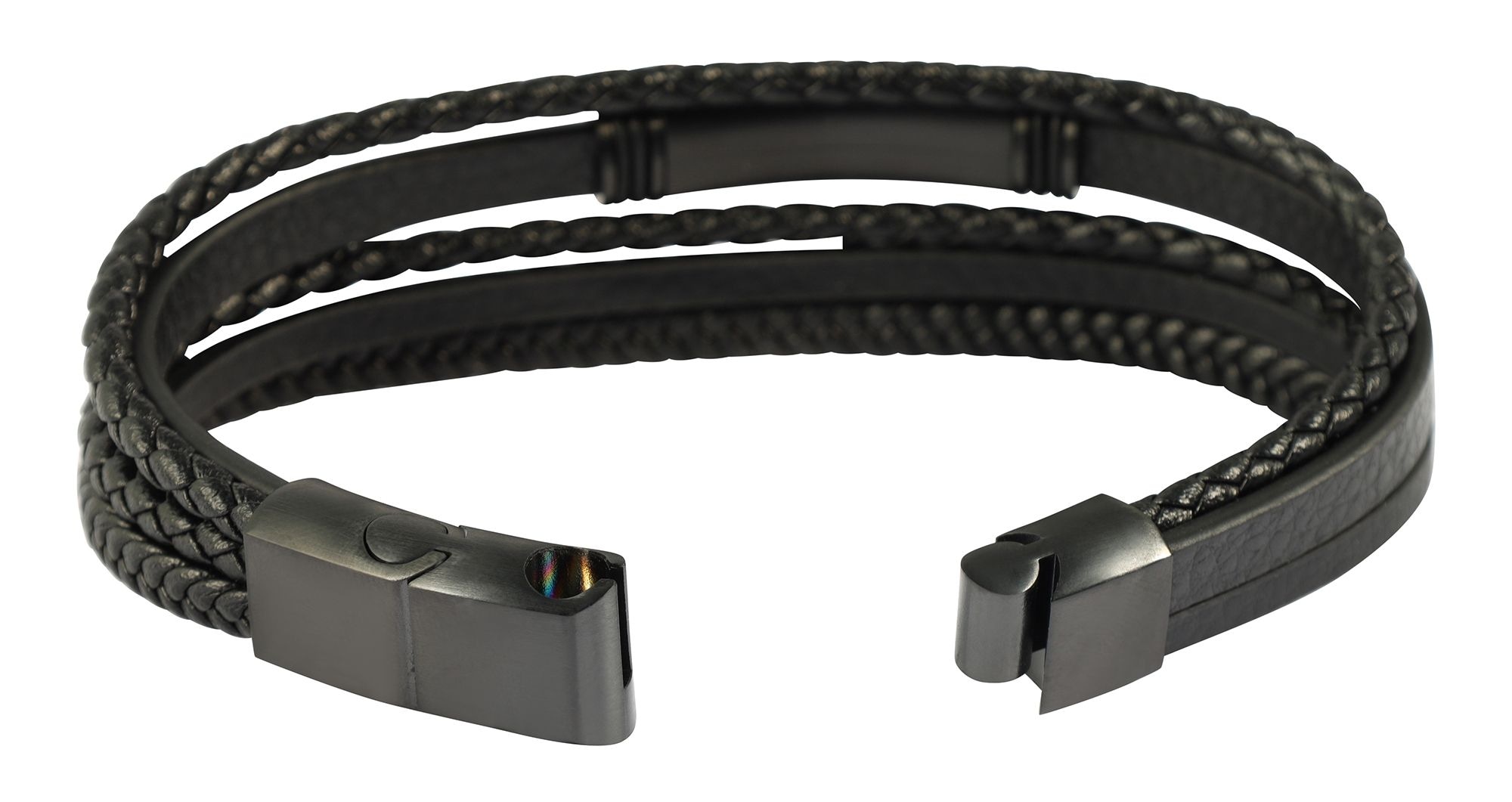 Adelia´s Lederarmband »Herren Armband ¿ Lederarmband aus Leder 21 cm«
