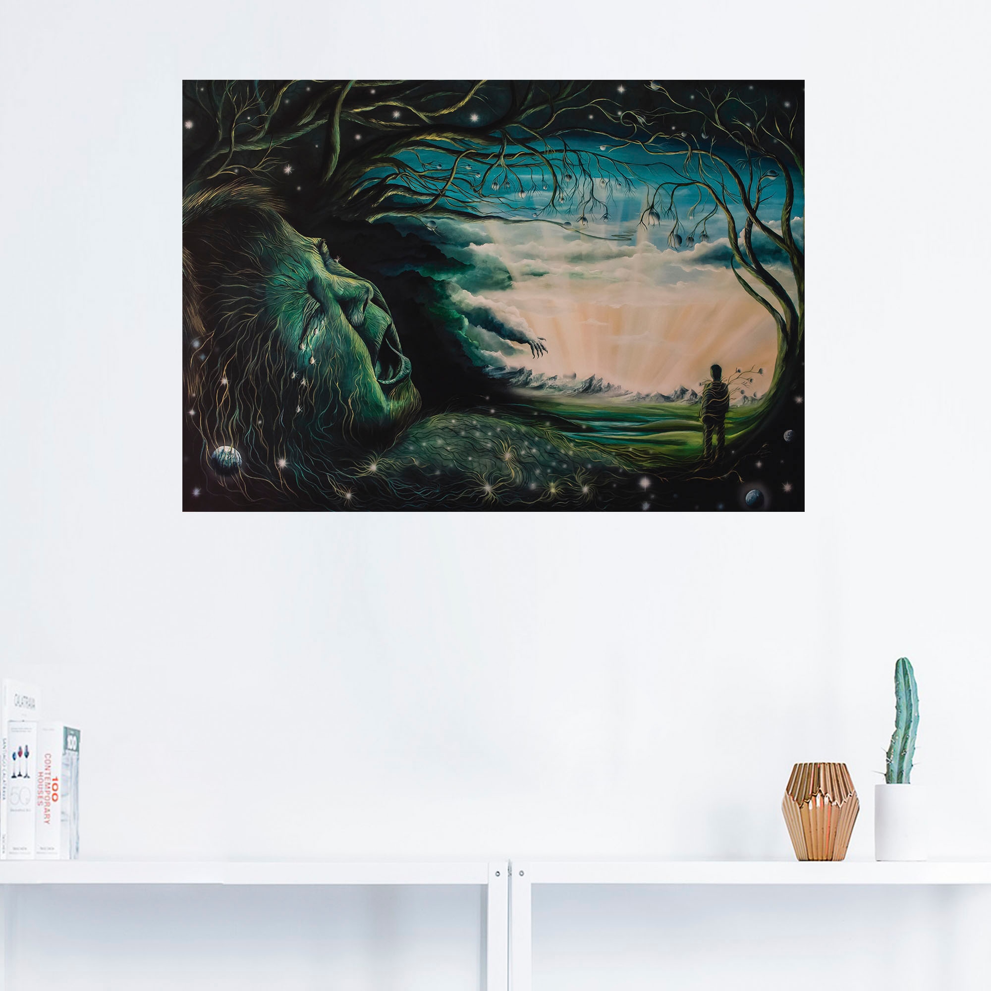 Artland Wandbild »Ohne Worte«, Dark Fantasy, (1 St.), als Alubild, Leinwandbild, Wandaufkleber oder Poster in versch. Größen