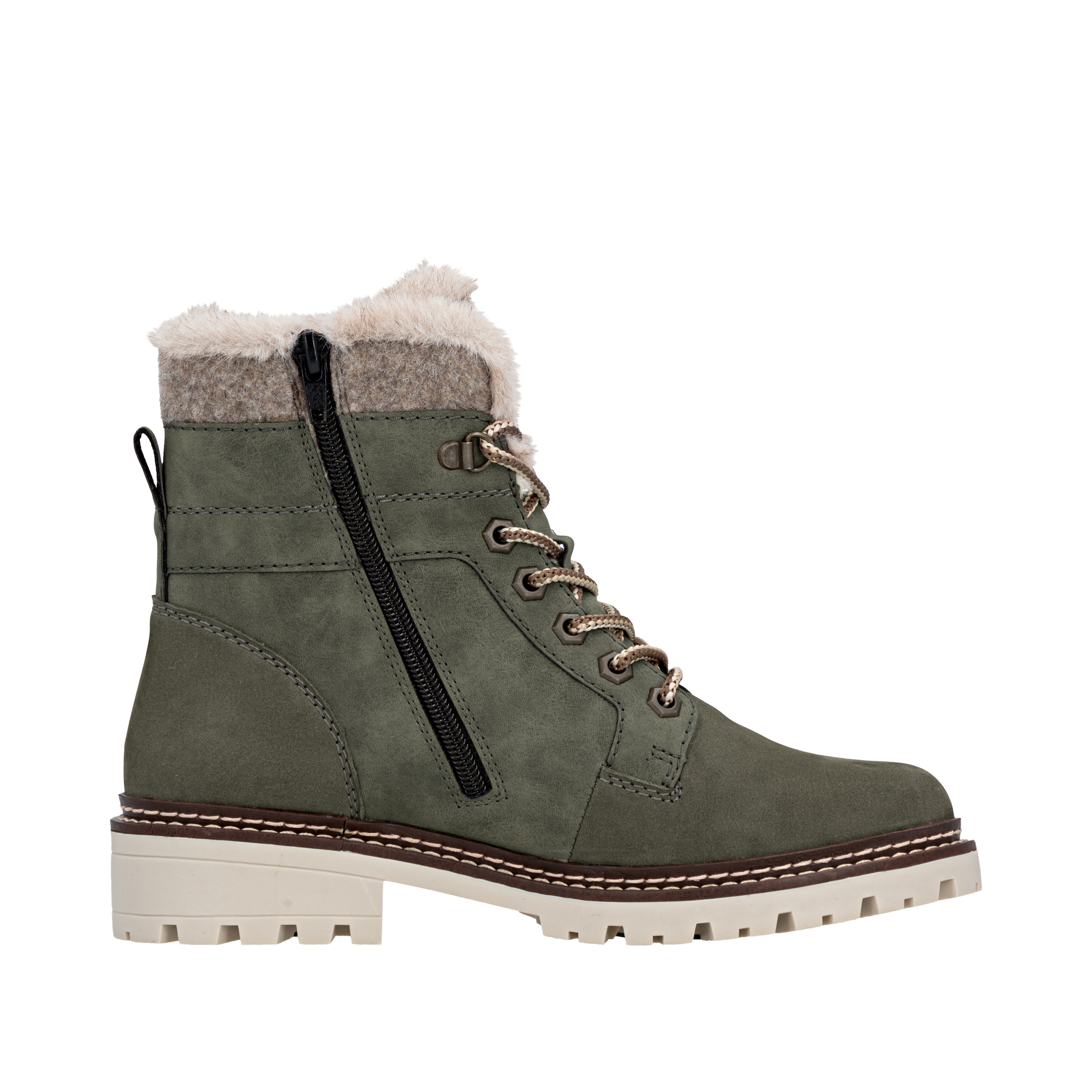 Remonte Winterstiefelette »Elisabeth Hurley-Collection«, Schnürboots mit wasserabweisender TEX-Membran und Fiber Grip