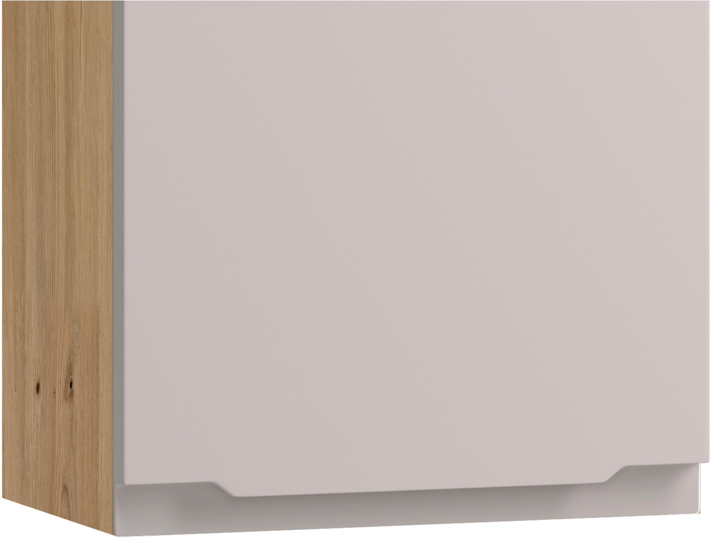 welltime Hängeschrank »CABO, gedämpfte Scharniere« Kaschmir, griffloses Design, reversibel