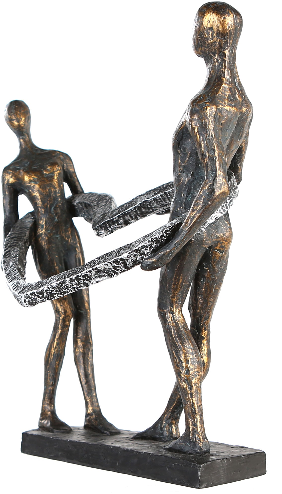 Casablanca by Gilde »Skulptur mit Spruchanhänger, kaufen Wohnzimmer Dekofigur online St.), (1 Connected«, bei OTTO cm, Höhe Dekoobjekt, 31
