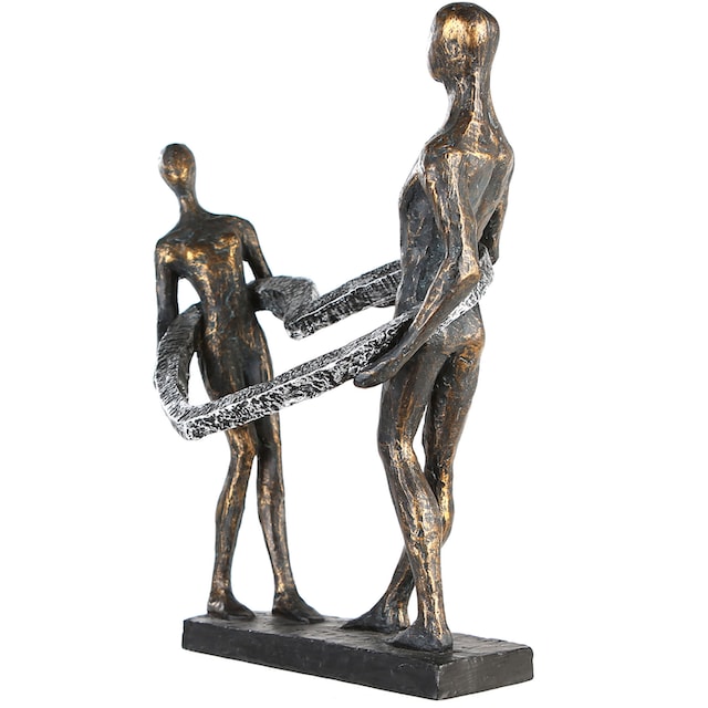 Casablanca by Gilde Dekofigur »Skulptur Connected«, (1 St.), Dekoobjekt,  Höhe 31 cm, mit Spruchanhänger, Wohnzimmer kaufen online bei OTTO