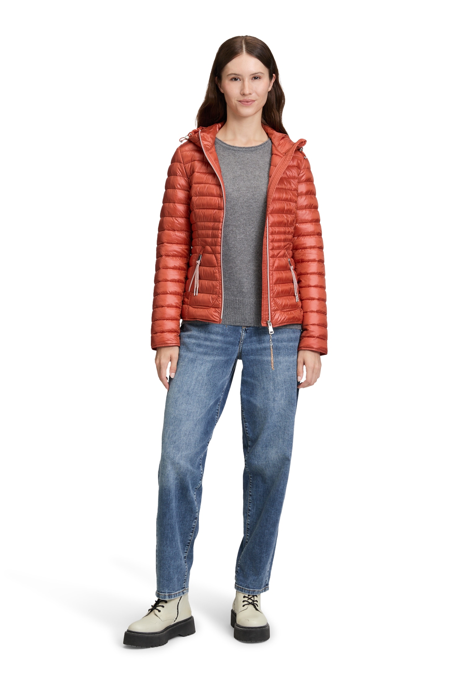 Cartoon Steppjacke »Steppjacke mit Reißverschlusstaschen«