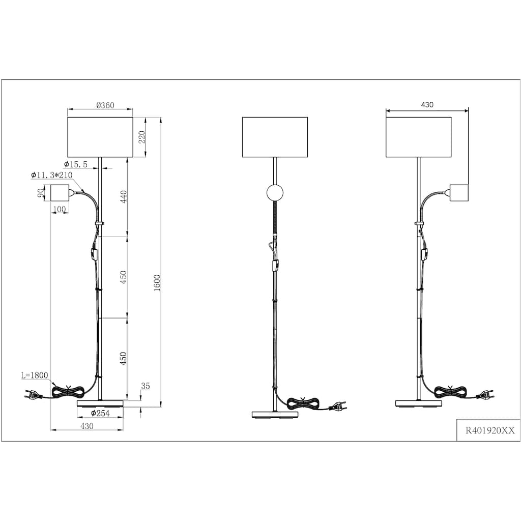 TRIO Leuchten Stehlampe »OWEN«