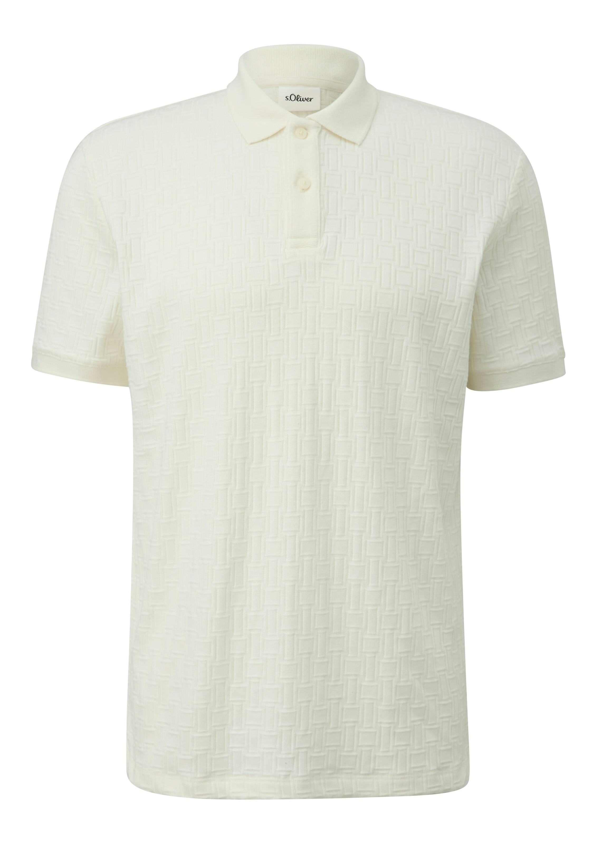 s.Oliver Poloshirt mit Struktur-Muster