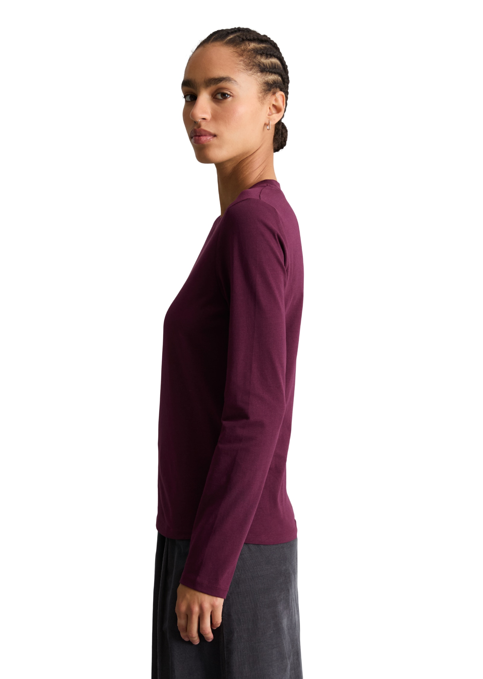 Marc O'Polo DENIM Langarmshirt aus Organic Cotton