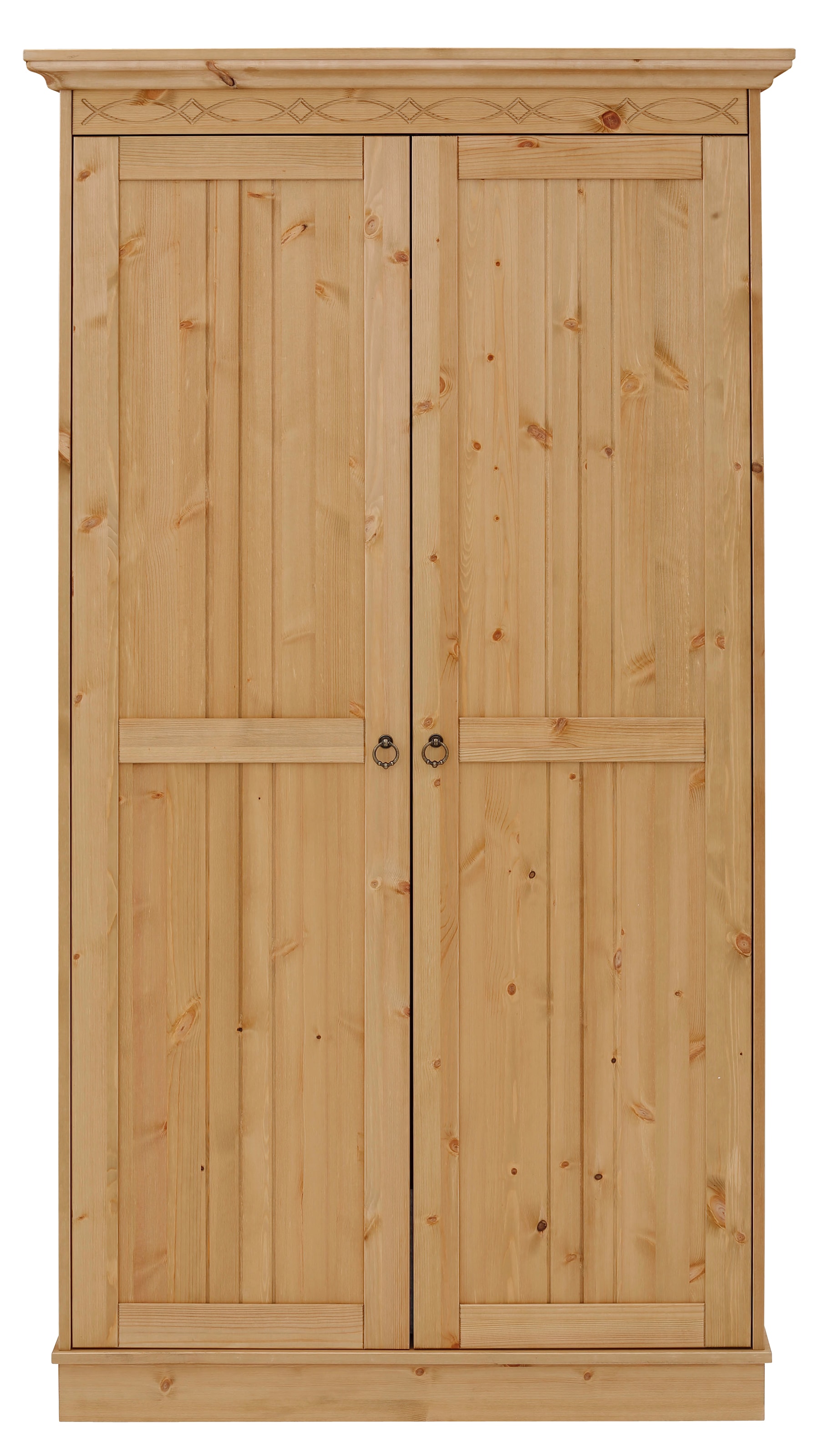 Home affaire Drehtürenschrank »Indra«, (3 Breiten: 100/145/233 cm H/T ca.187/54 cm), aus massiver Kiefer, mit Spiegel bei der 3- und 5trg.Variante