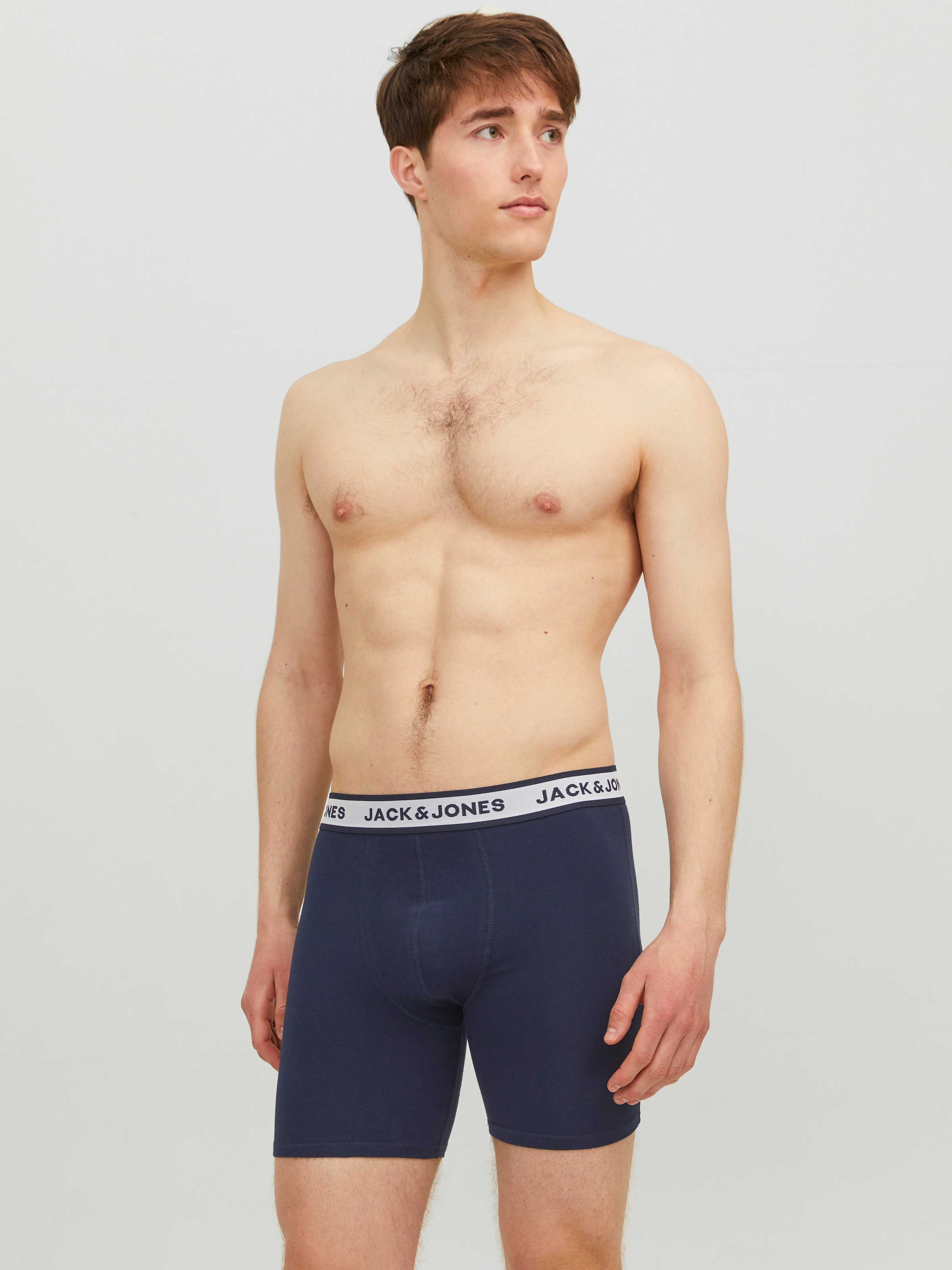 Jack & Jones Boxershorts »JACSOLID BOXER BRIEFS 3 PACK NOOS« Packung, 3 Stk.