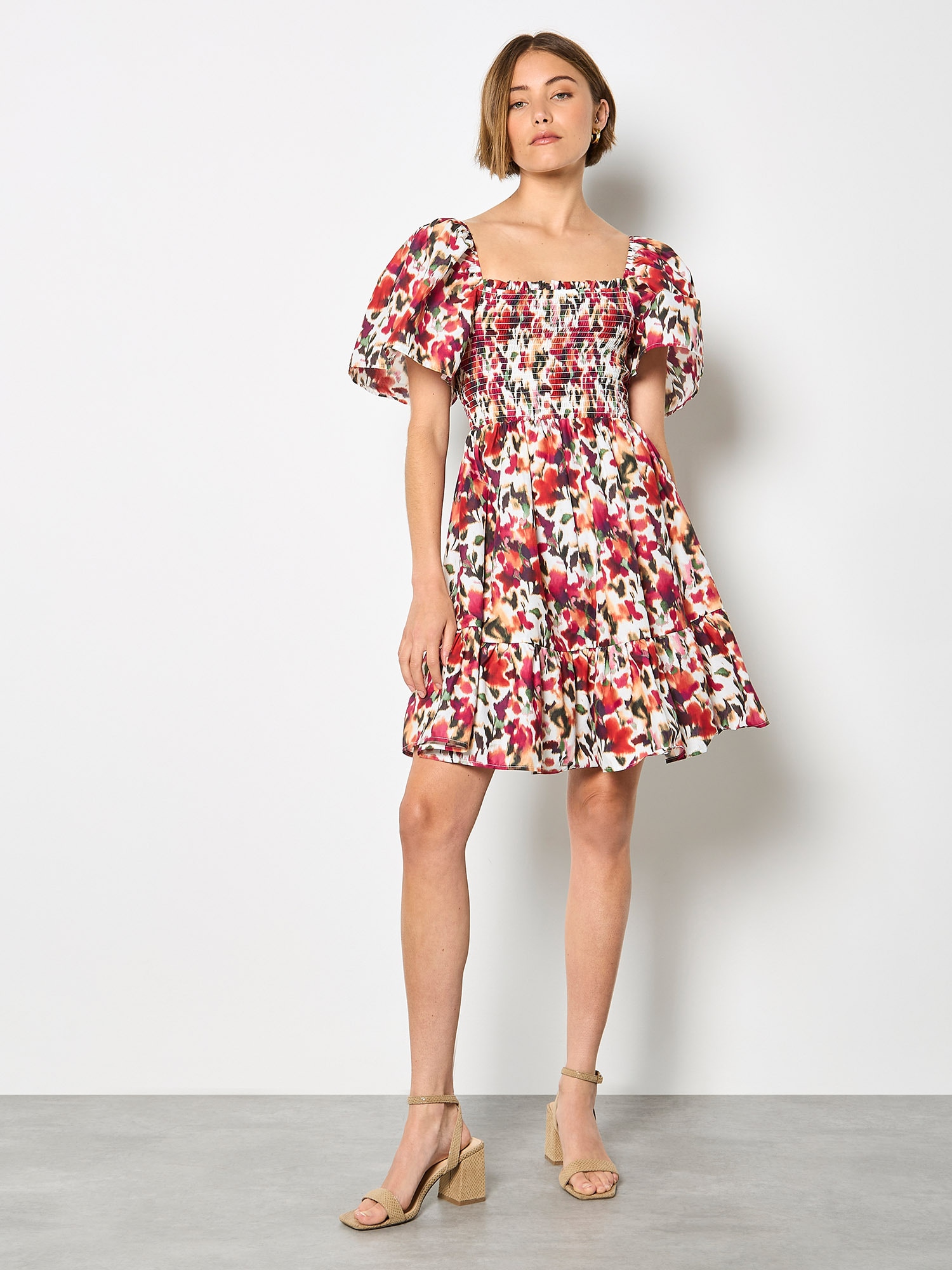 Apricot Minikleid »Minikleid« mit Smokdetails
