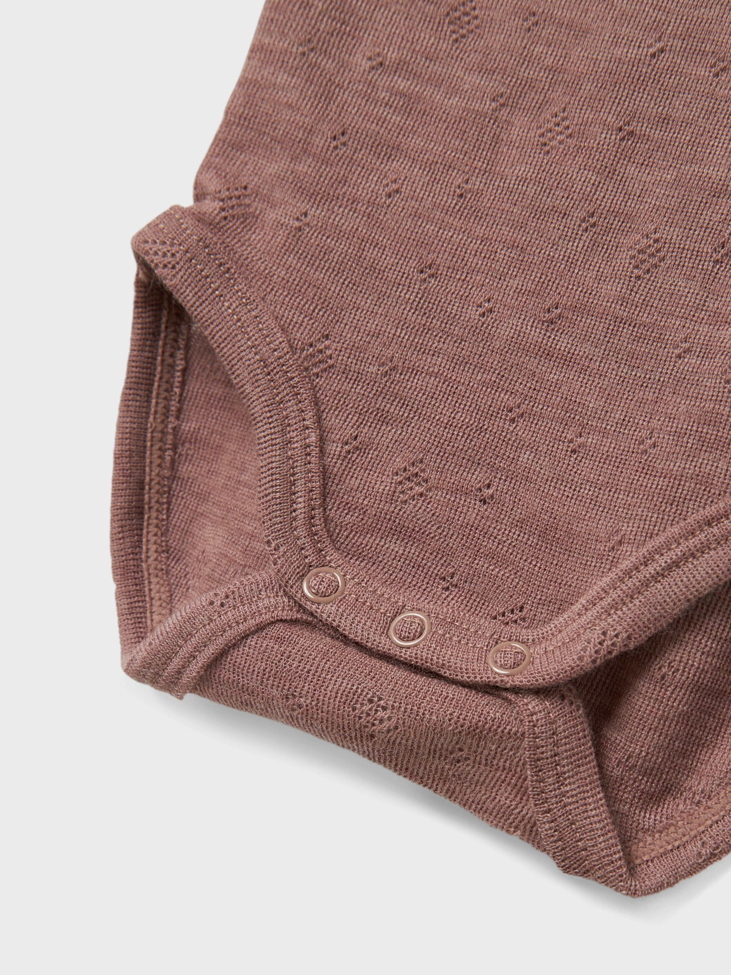 Name It Langarmbody »NBFWANG WOOL NEEDLE LS BODY SOLID NOOS«, aus reiner Merinowolle