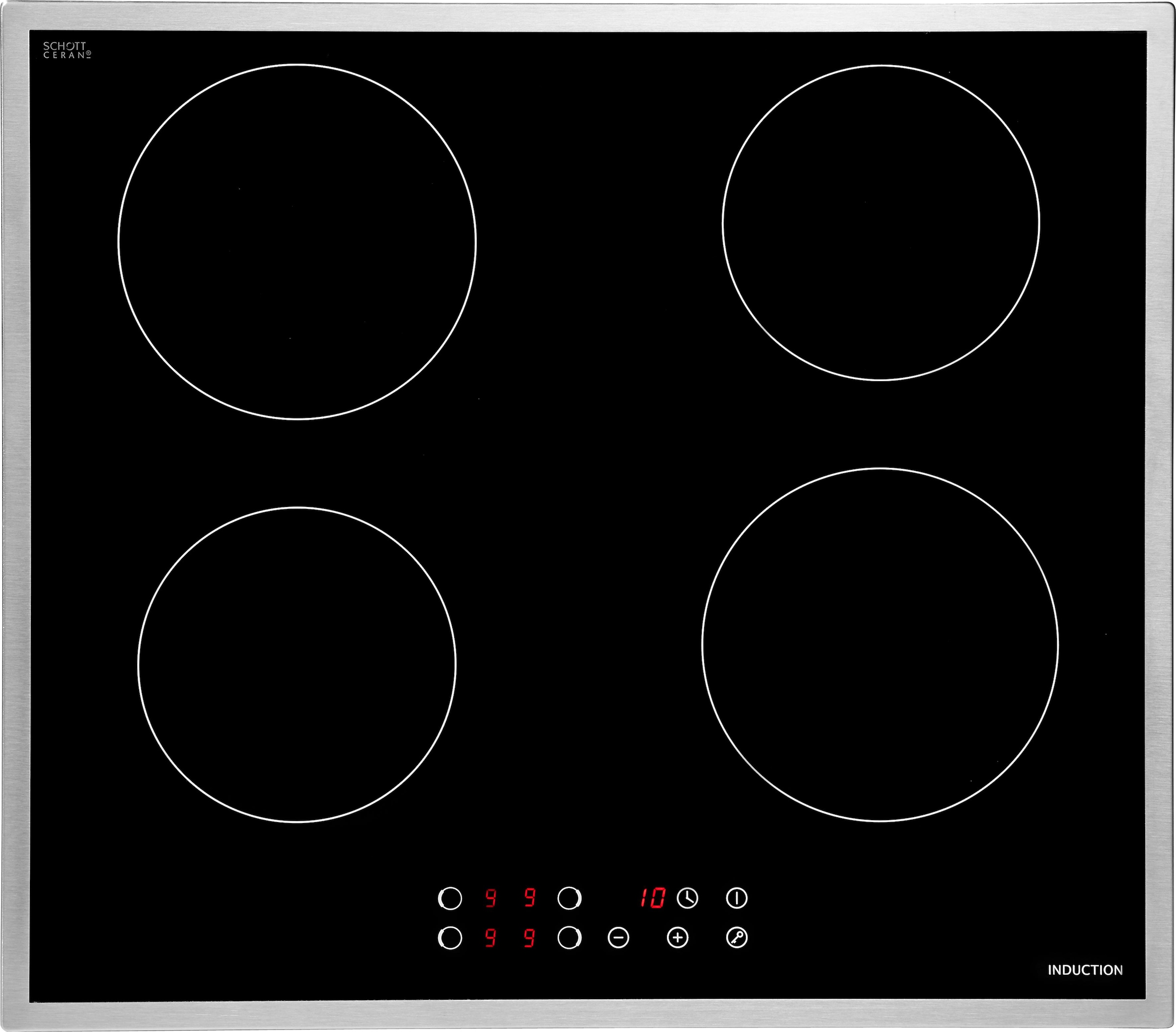 Hanseatic Induktions-Kochfeld von SCHOTT CERAN®, MC-IF6417B1-A, mit Timer