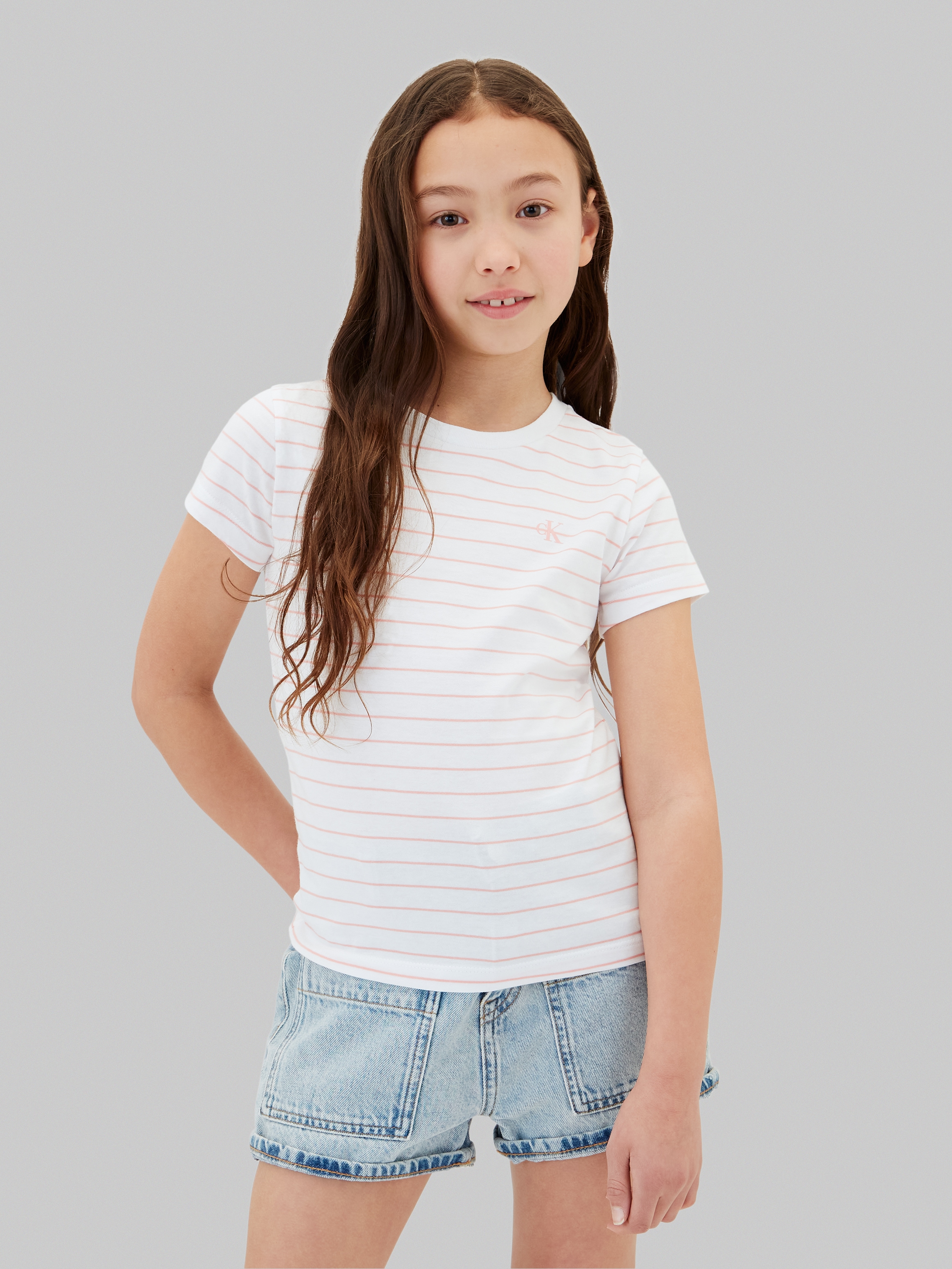 Calvin Klein Jeans T-Shirt »2-PACK TEE« Regular fit für Kinder mit Markenlogo