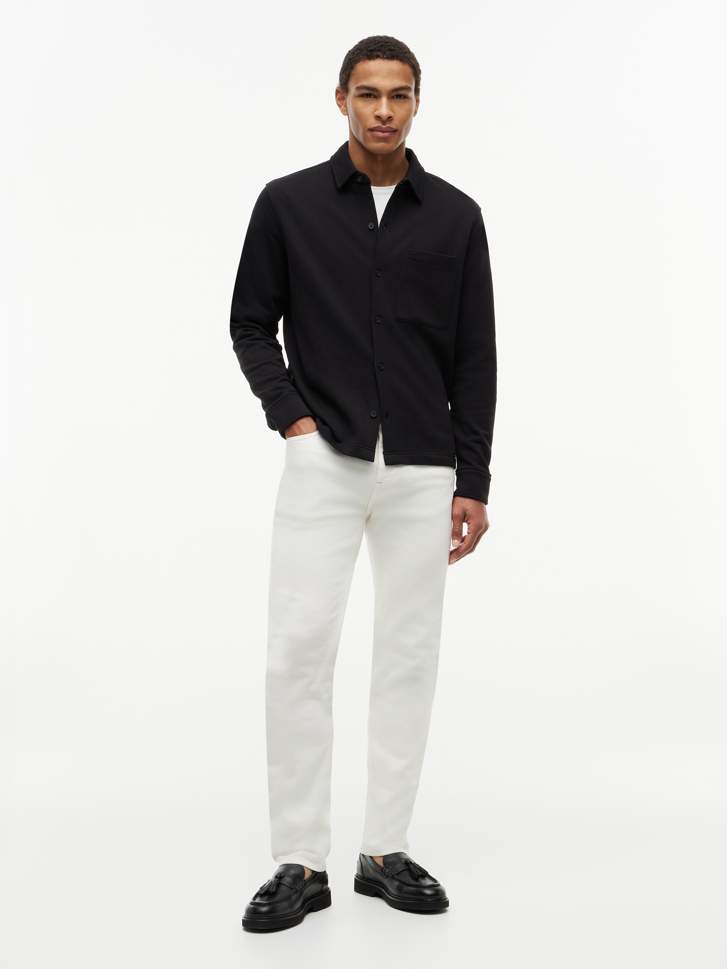 Tommy Hilfiger Hemdjacke »ESSENTIAL TERRY OVERSHIRT« aus Sweatware